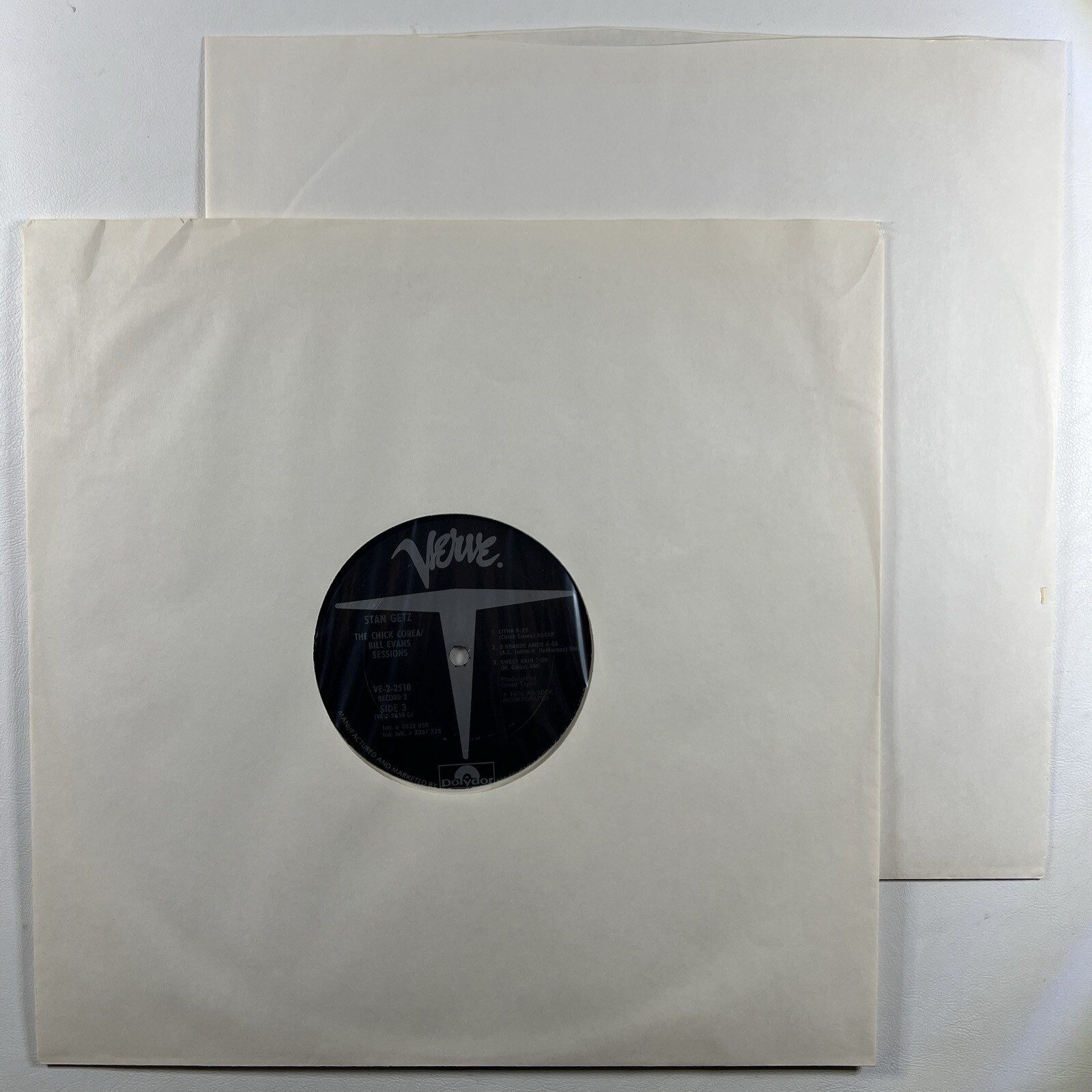 Stan Getz "The Chick Corea/Bill Evans Sessions" 2LP/Verve VE-2-2510 (VG+) 1976 - Image 5