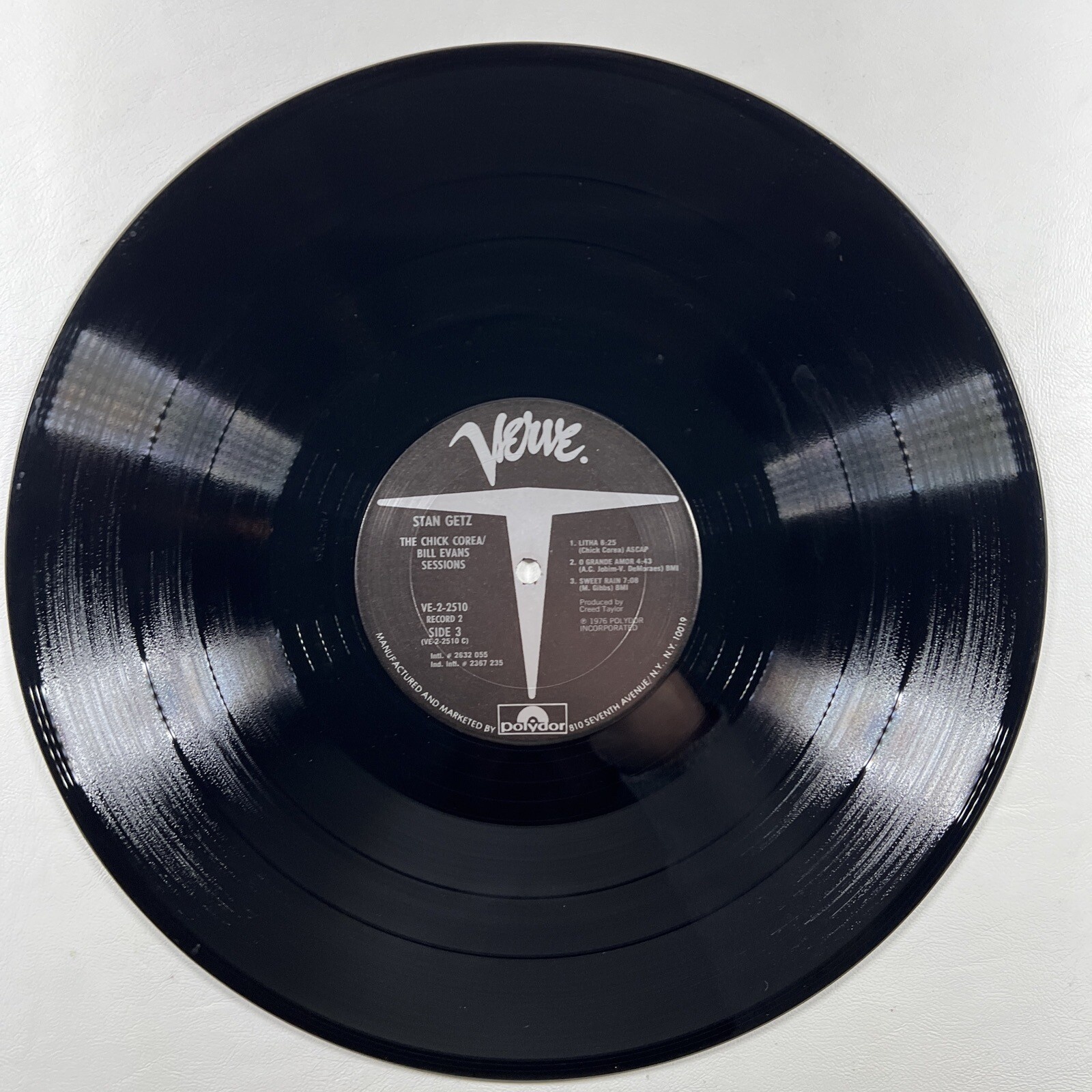 Stan Getz "The Chick Corea/Bill Evans Sessions" 2LP/Verve VE-2-2510 (VG+) 1976 - Image 8