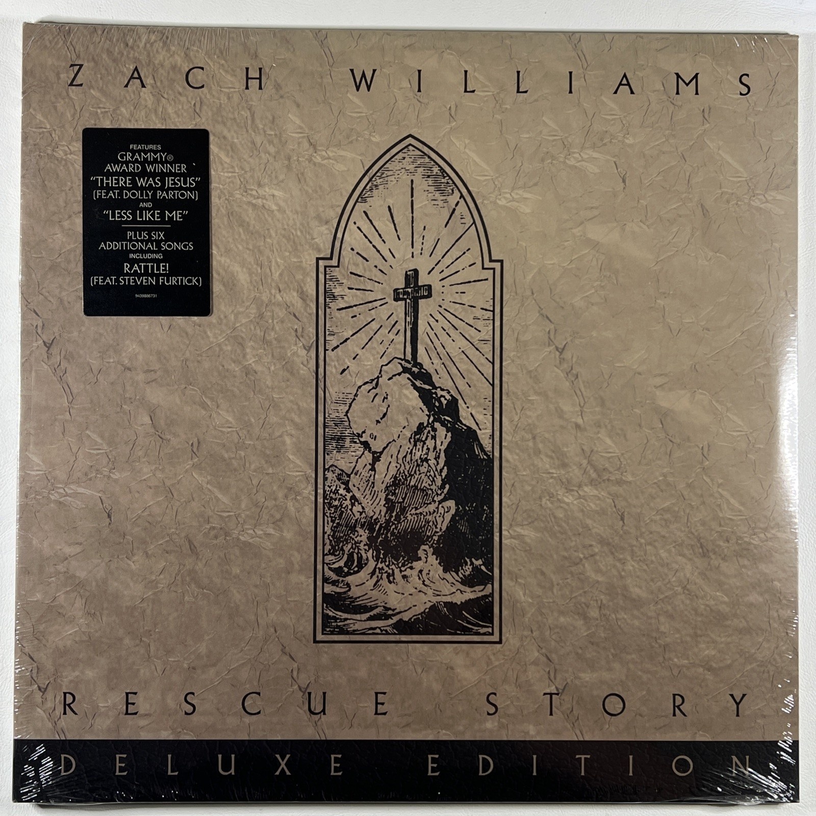 Zach Williams - Rescue Story 2LP Provident Deluxe Ed Sealed 2021 White Dolly