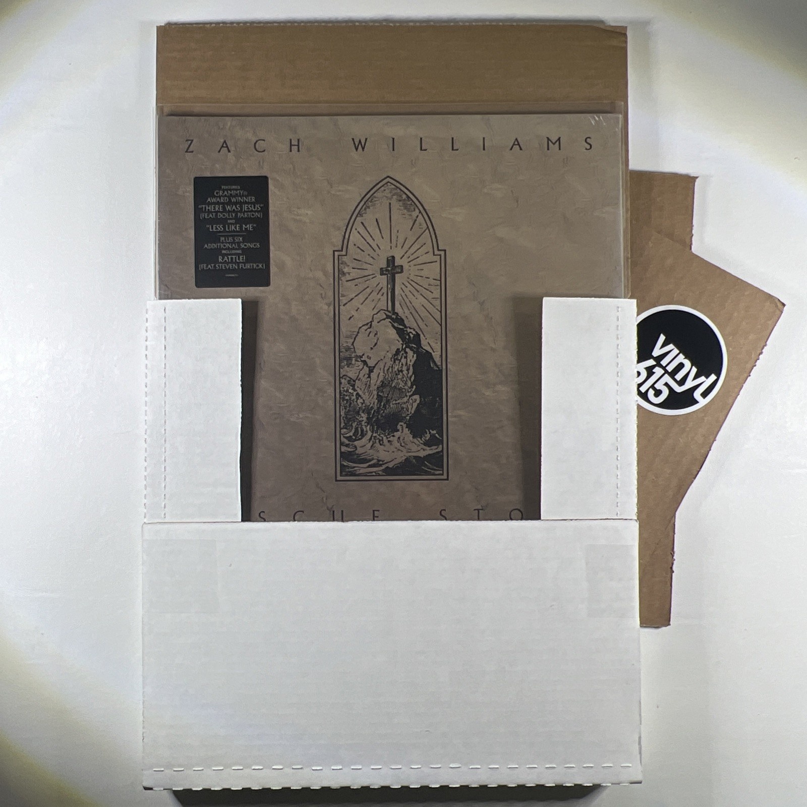 Zach Williams - Rescue Story 2LP Provident Deluxe Ed Sealed 2021 White Dolly - Image 3