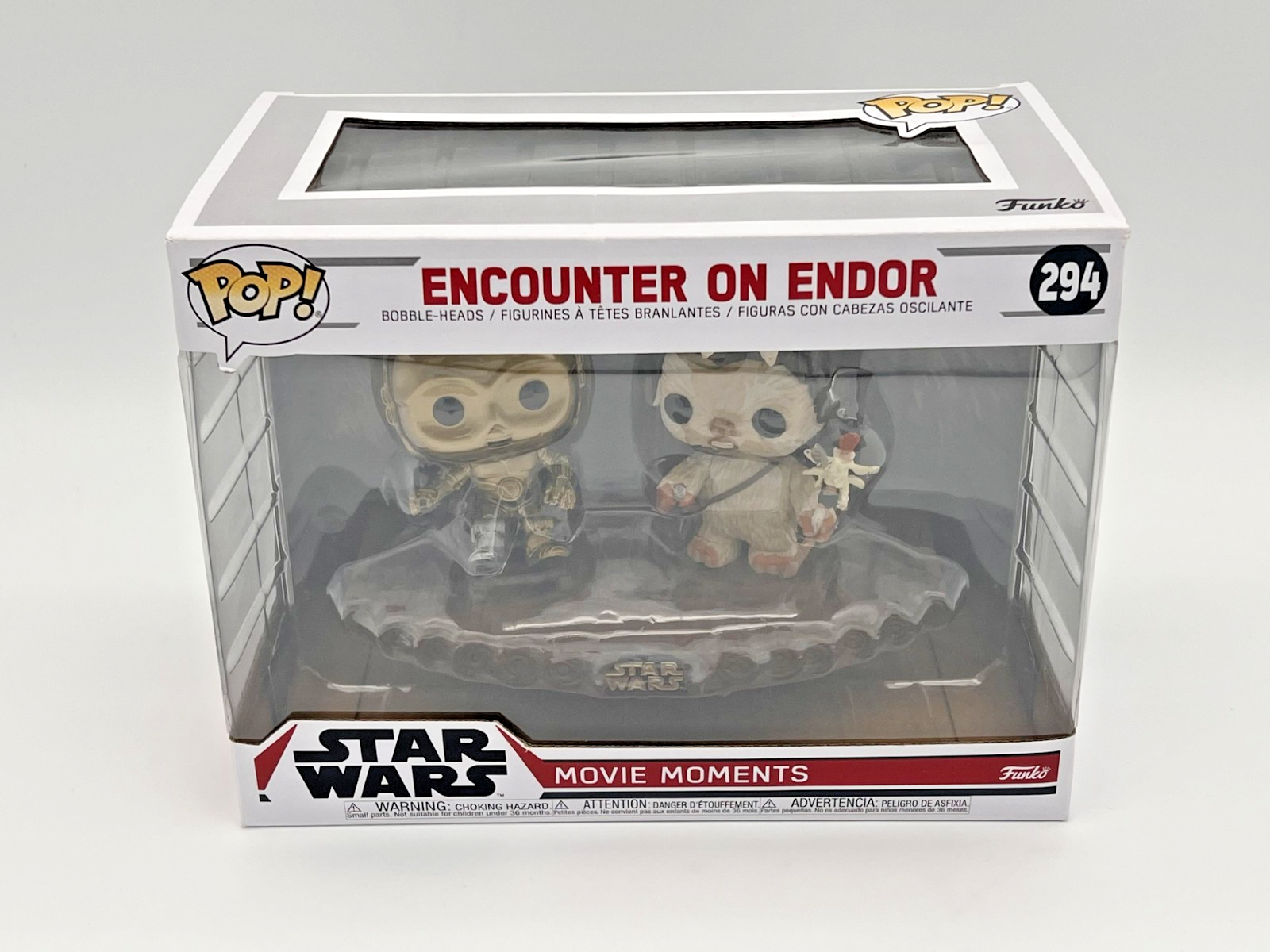 Funko Pop! Star Wars Encounter on Endor 294 Movie Moments C-3P0 Ewok Chief New - Image 2