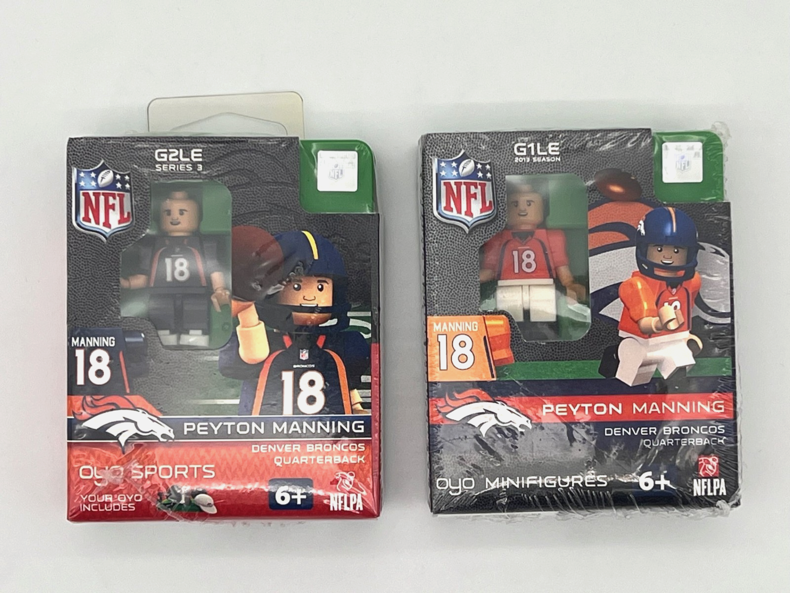 Peyton Manning NFL Denver Broncos G1LE/G2LE Series 1 & 2 Minifigures New Sealed