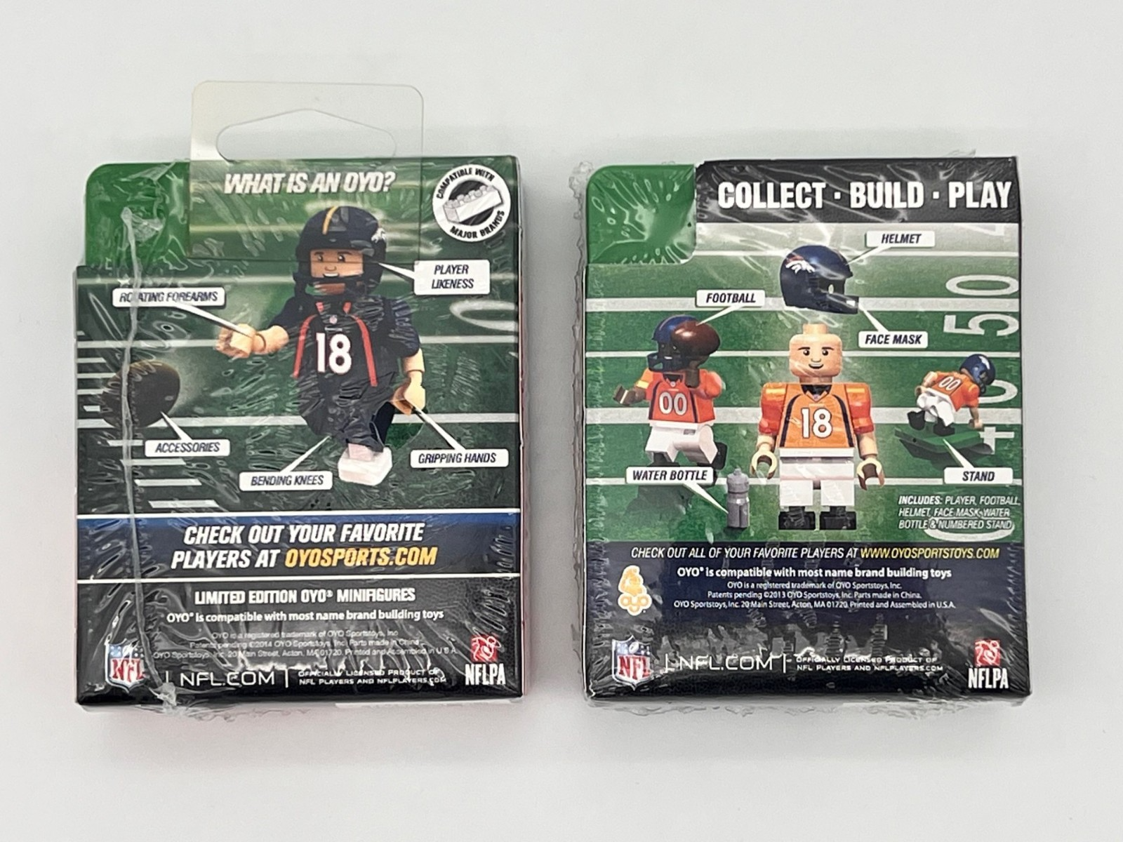 Peyton Manning NFL Denver Broncos G1LE/G2LE Series 1 & 2 Minifigures New Sealed - Image 2