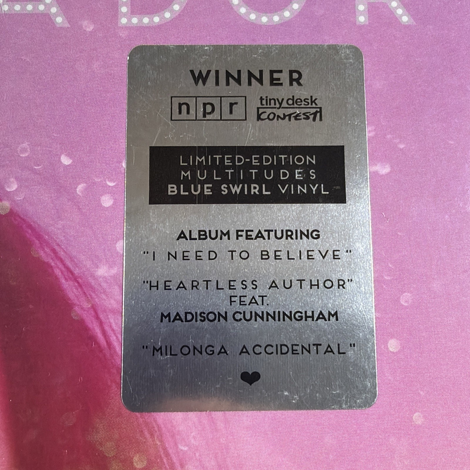 Alisa Amador – Multitudes LP Thirty Tigers AZ001 Sealed Lt Ed Blue Swirl 2024 - Image 2