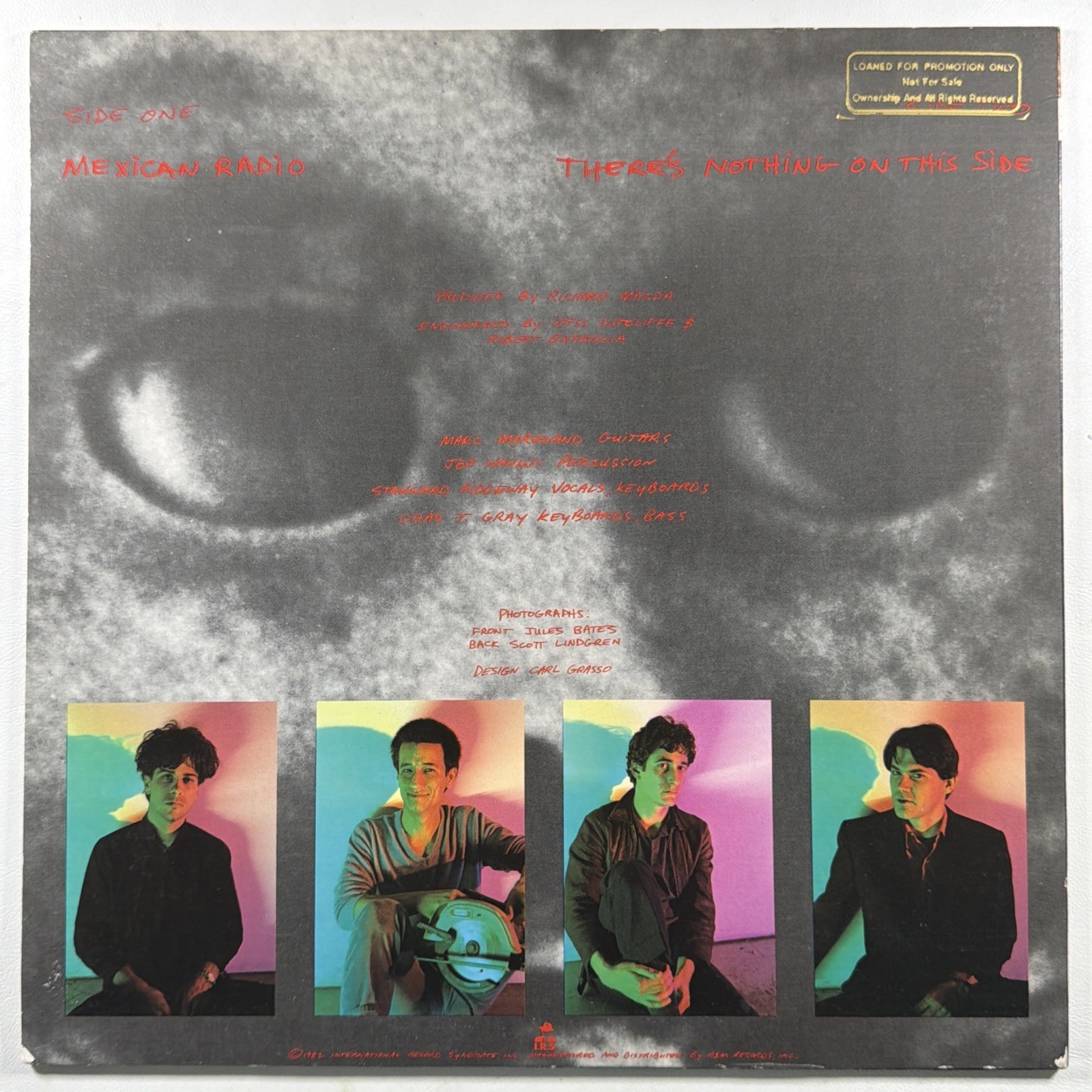Wall Of Voodoo - Two Songs 12” EP IRS Records EX Promo 1982 Hype Mexican Radio - Image 2
