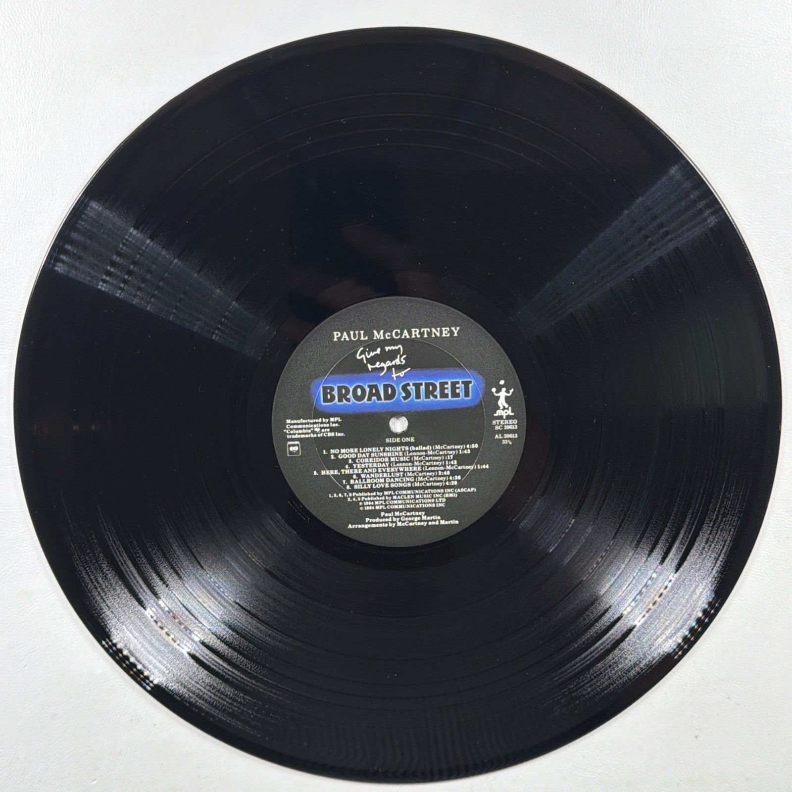 Paul McCartney - Give My Regards To Broad Street LP Columbia SC 39613 NM Gate - Image 6