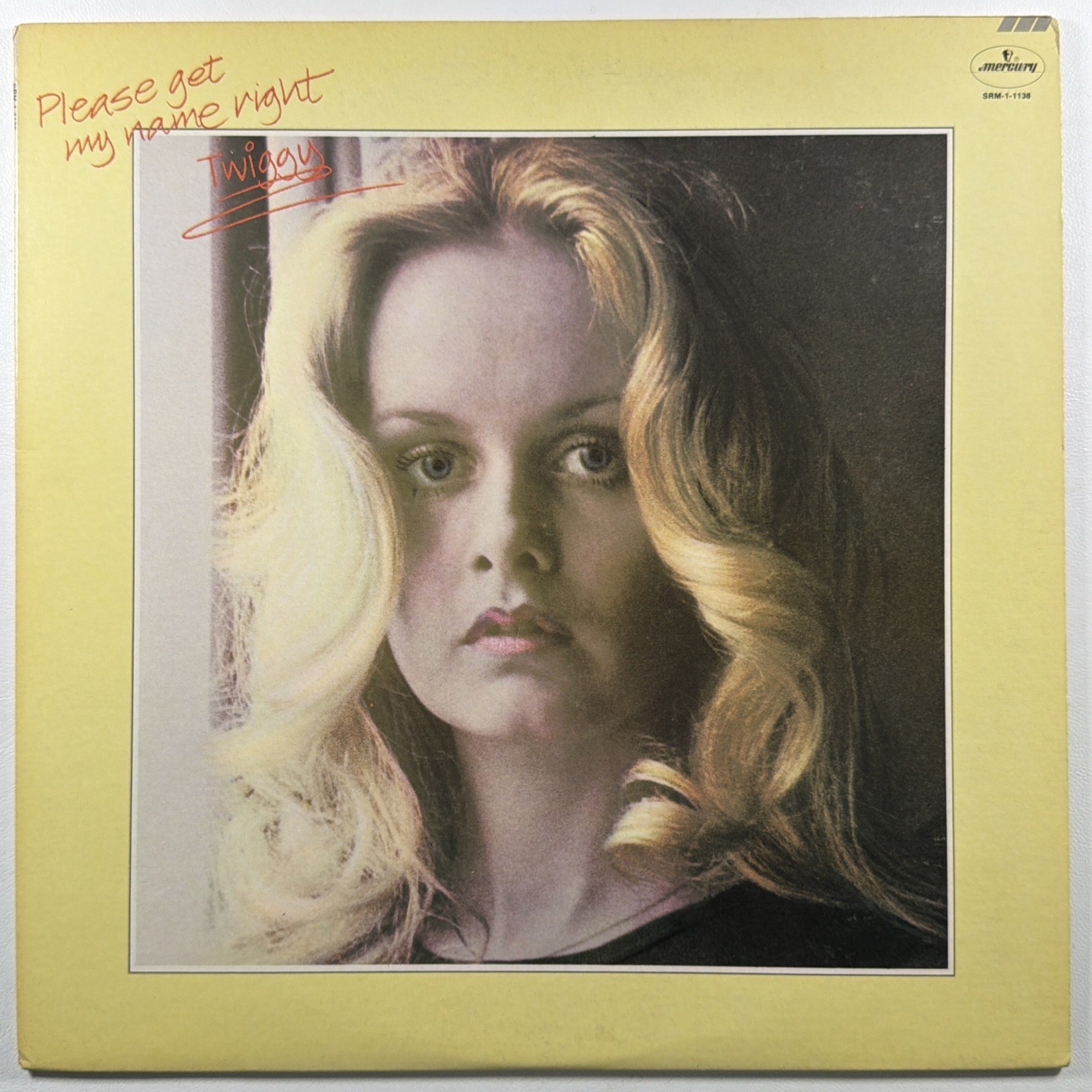 Twiggy - Please Get My Name Right LP Mercury SRM-1-1138 NM Promo 1977