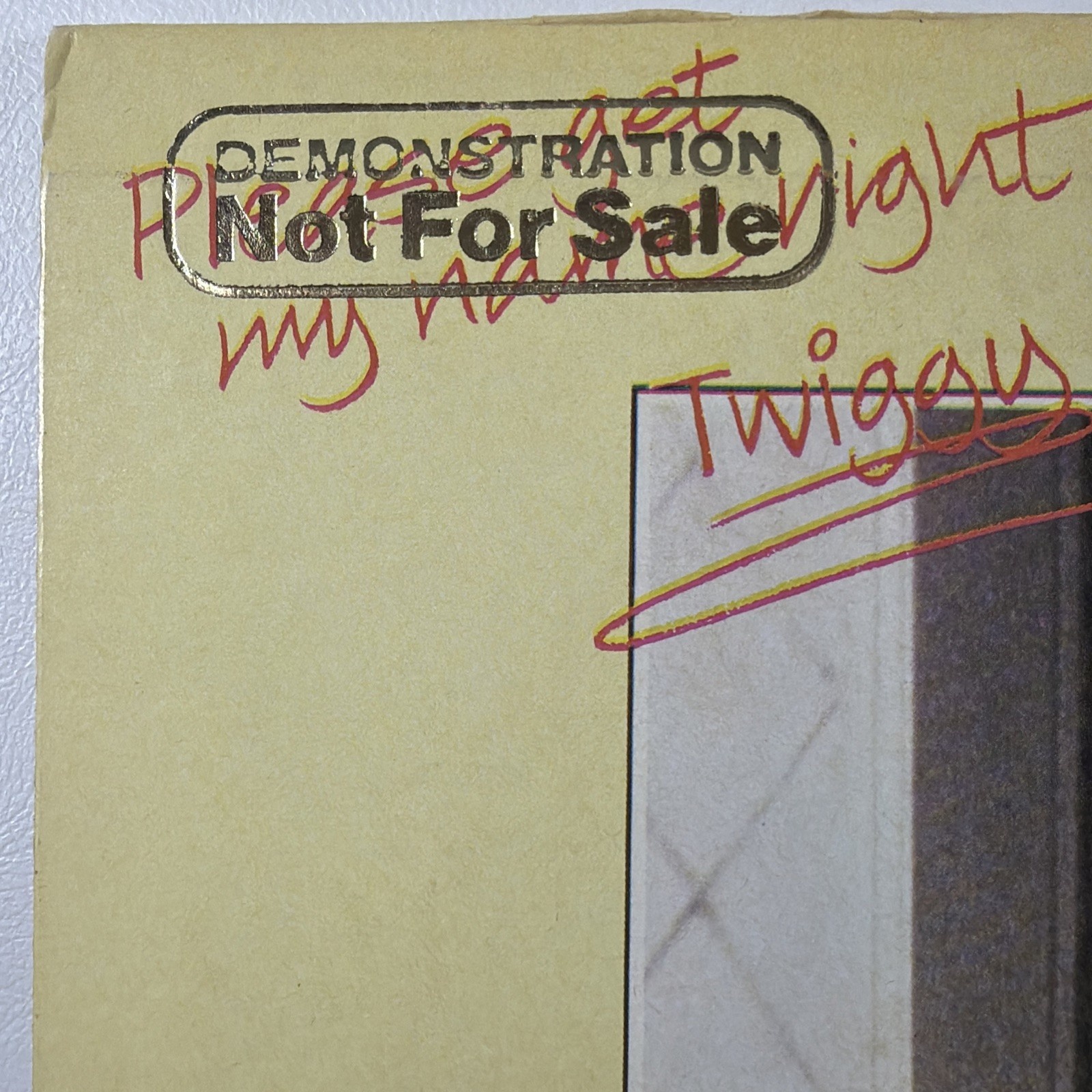 Twiggy - Please Get My Name Right LP Mercury SRM-1-1138 NM Promo 1977 - Image 3