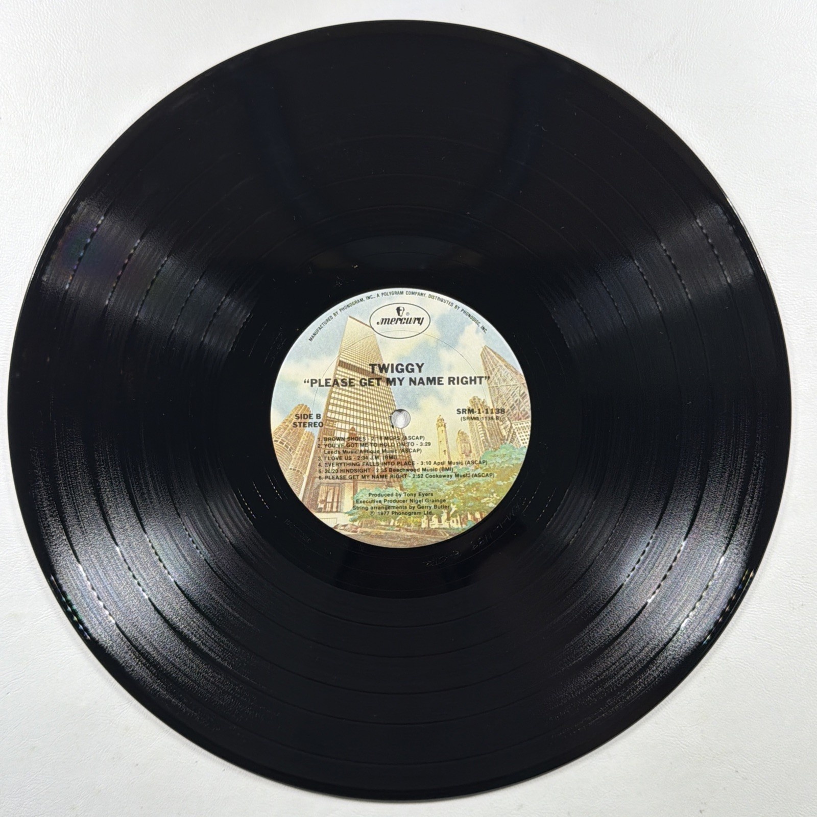 Twiggy - Please Get My Name Right LP Mercury SRM-1-1138 NM Promo 1977 - Image 5
