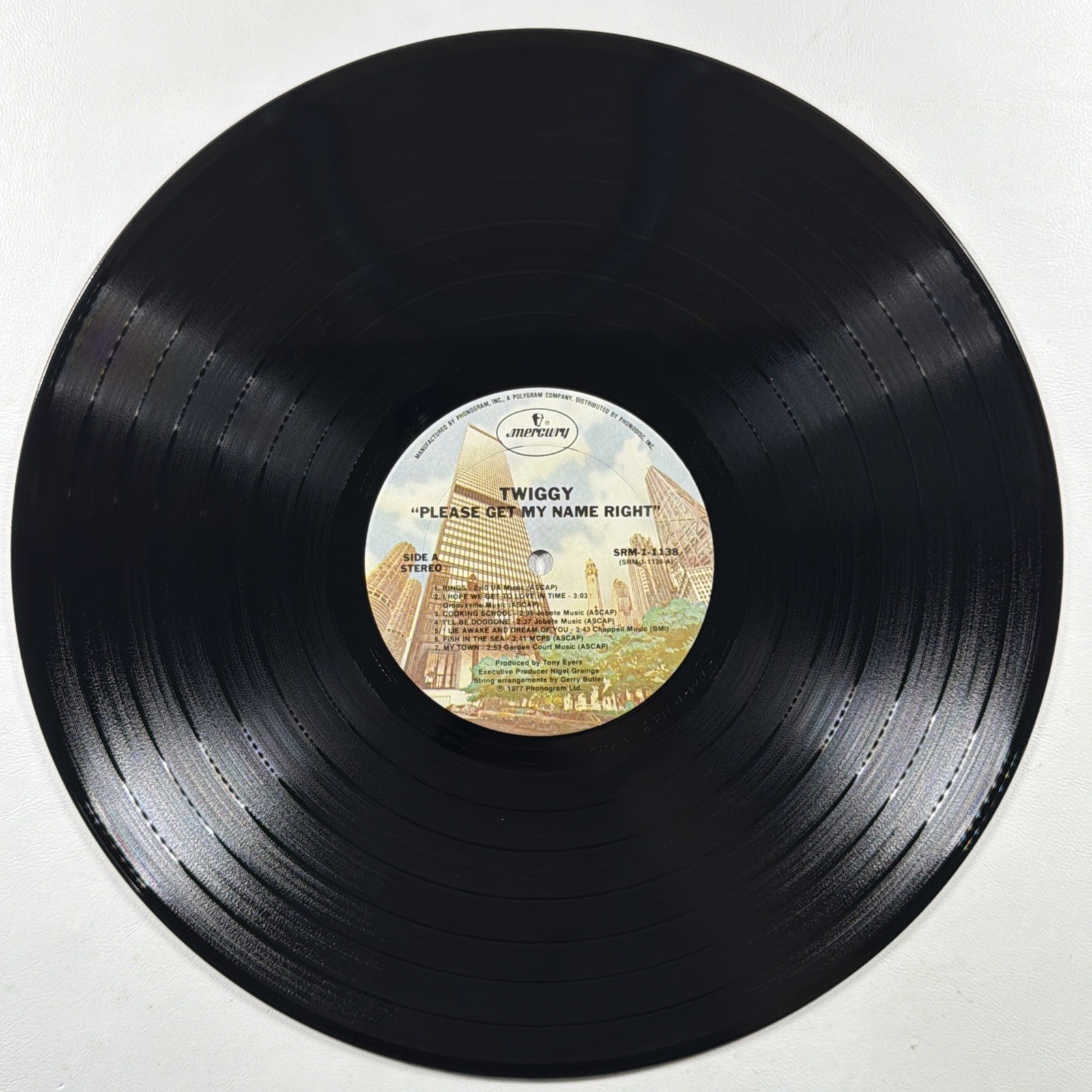 Twiggy - Please Get My Name Right LP Mercury SRM-1-1138 NM Promo 1977 - Image 6
