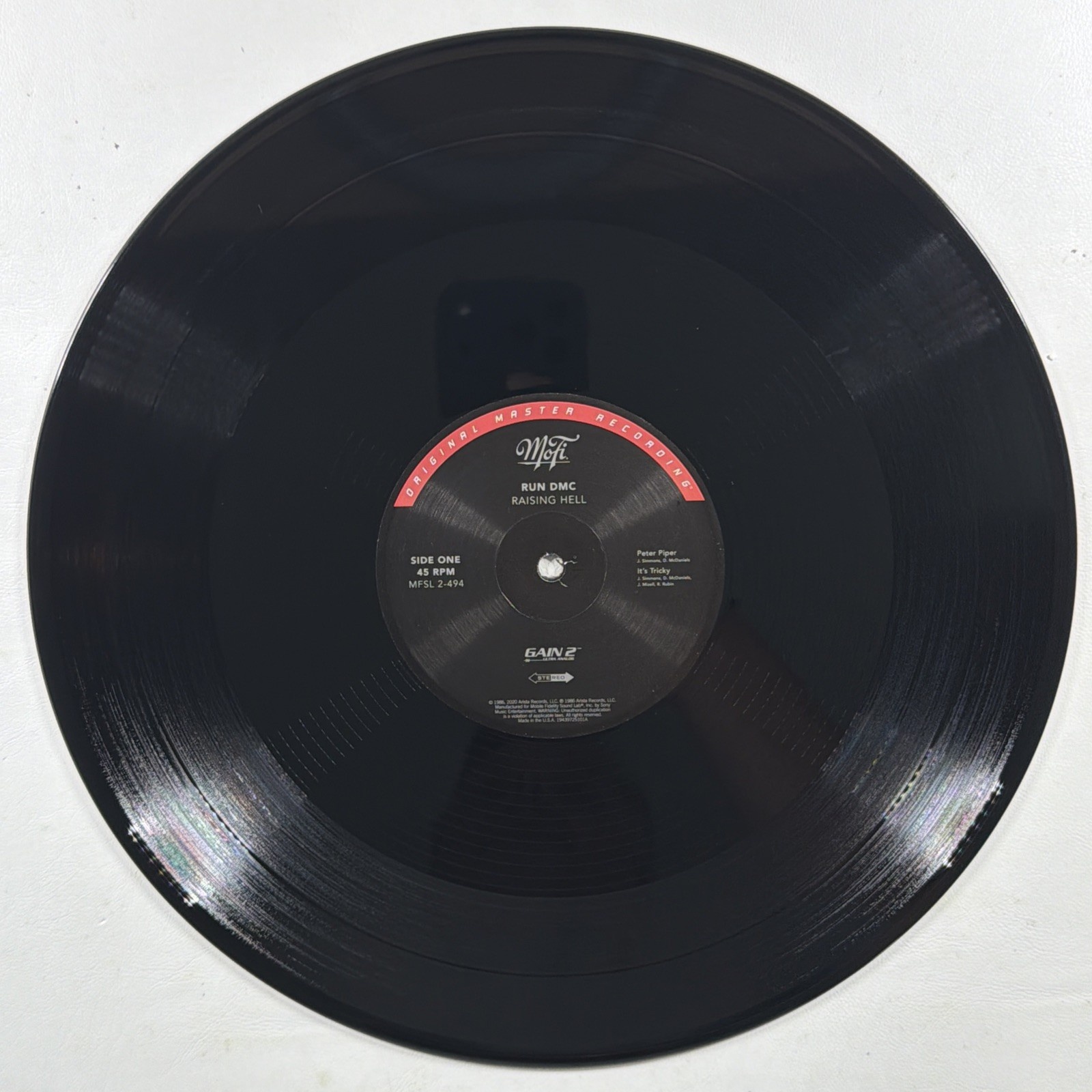 Run DMC - Raising Hell 2LP Mofi MFSL-2-494 NM Ltd 2106/3K Gate 180g 45RPM Rap - Image 9
