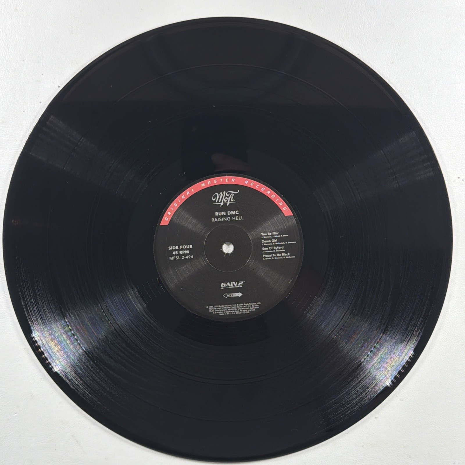 Run DMC - Raising Hell 2LP Mofi MFSL-2-494 NM Ltd 2106/3K Gate 180g 45RPM Rap - Image 10