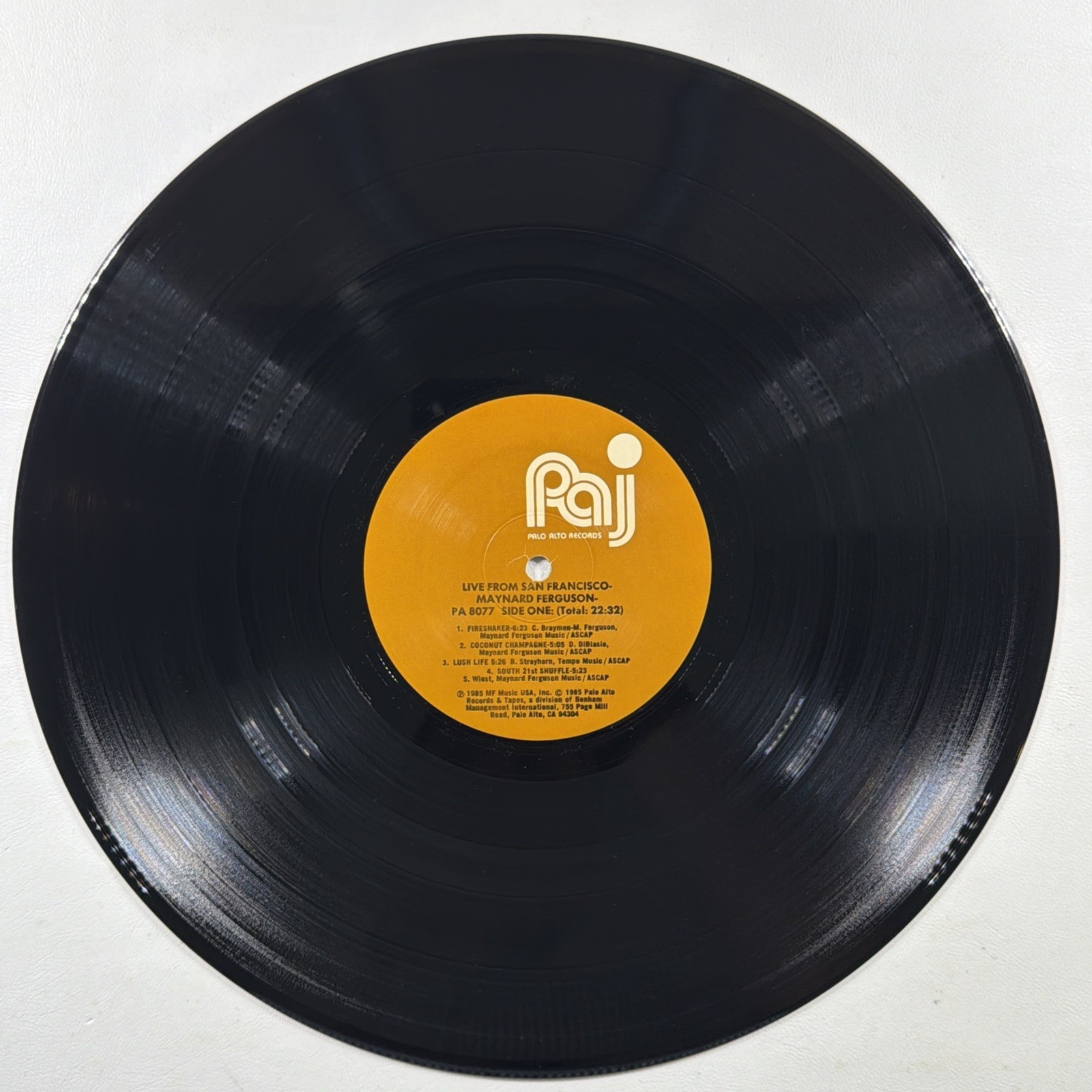 Maynard Ferguson - Live from San Francisco LP PAJ PA 8077 NM 1985 - Image 4