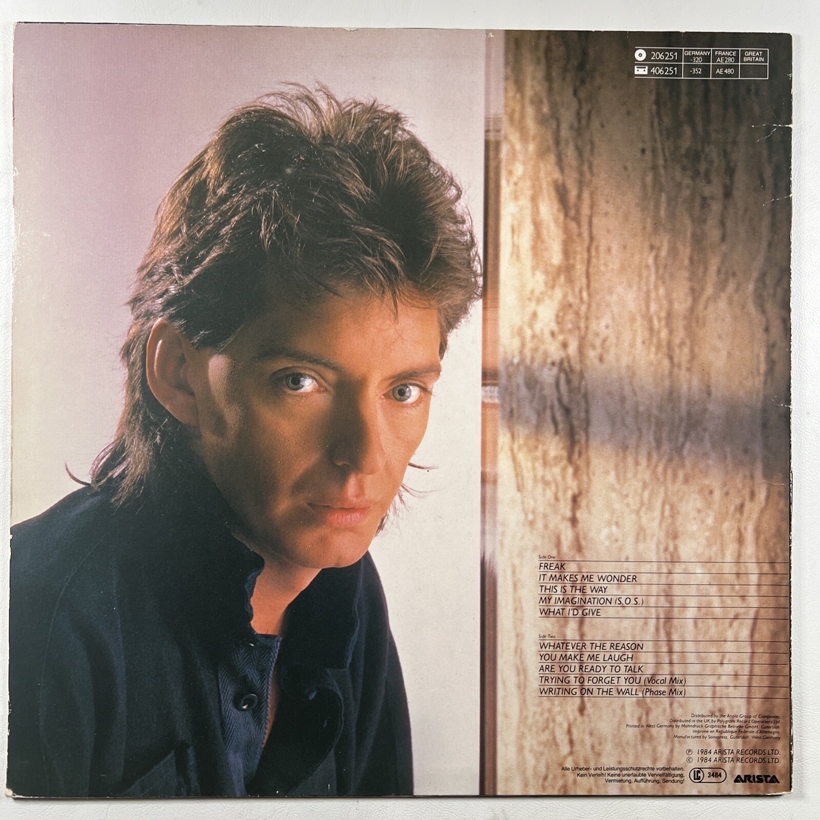 Bruce Foxton ”Touch Sensitive” LP/Arista 206 251 (NM) Germany 1984 - Image 2