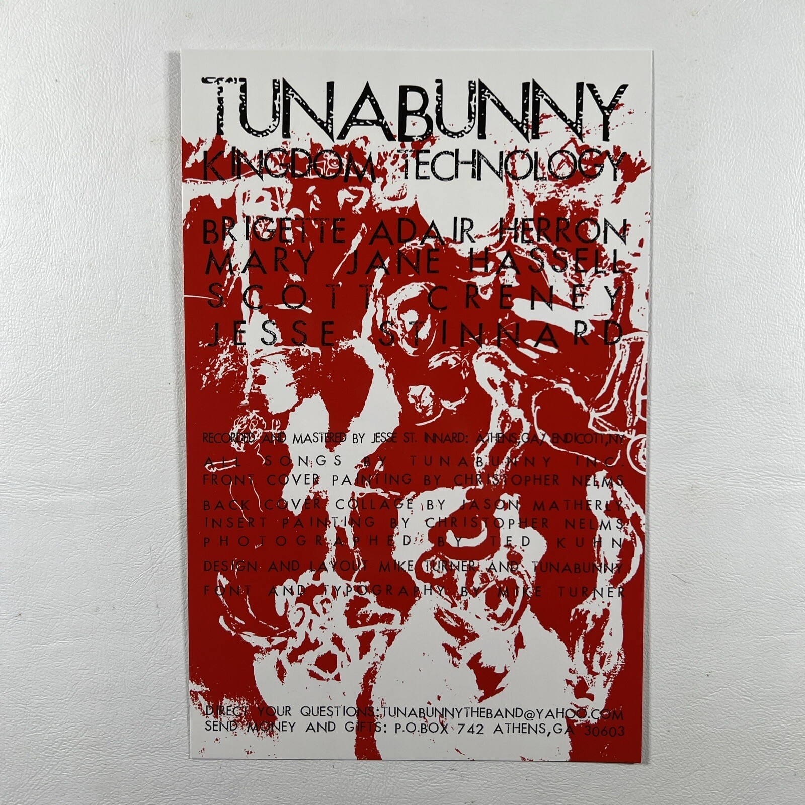 Tunabunny “Kingdom Technology” LP/HHBTM159 (EX) 2014 Insert Digital Download - Image 3