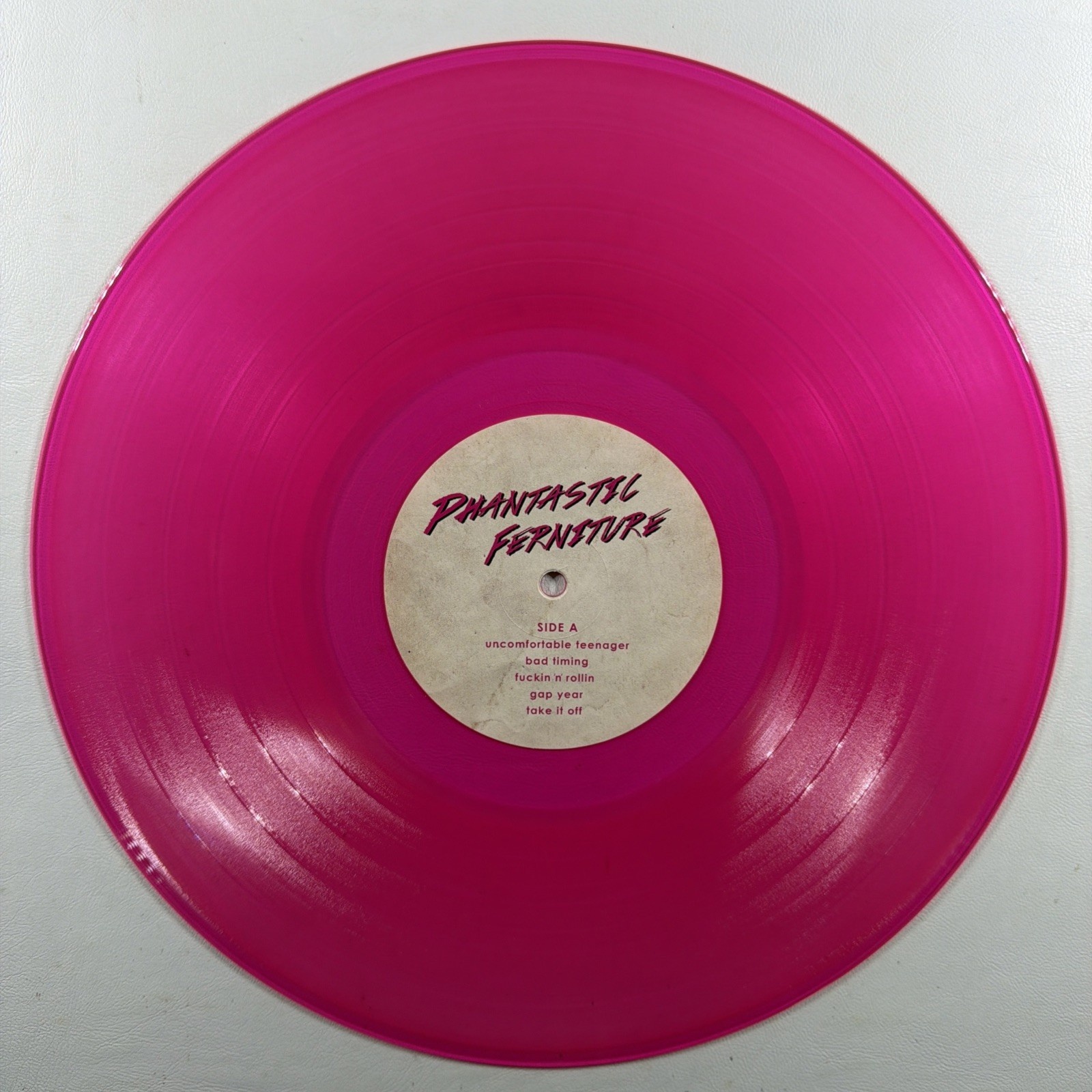 Phantastic Ferniture LP Transgressive TRANS335X NM 2018 Pink UK Indy Rock - Image 4
