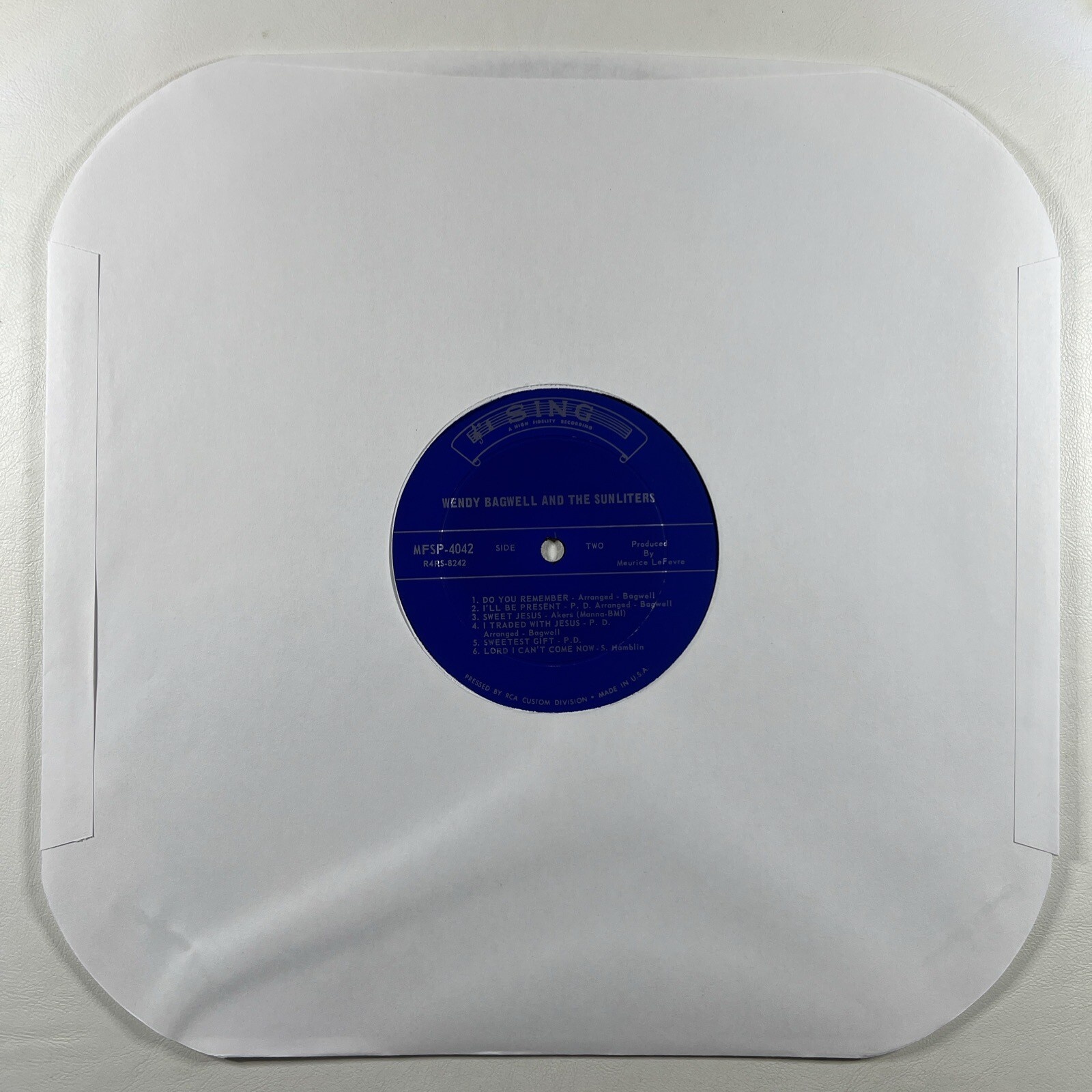 Wendy Bagwell and the Sunlighters “Self-Titled” LP/Sing MFLP 4042 (VG+) Shrink - Image 3