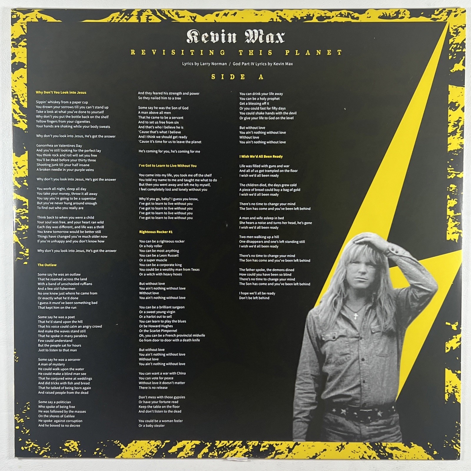 Kevin Max “Revisiting This Planet” LP/Old Bear Records OBRR18 (EX) Autograph - Image 5