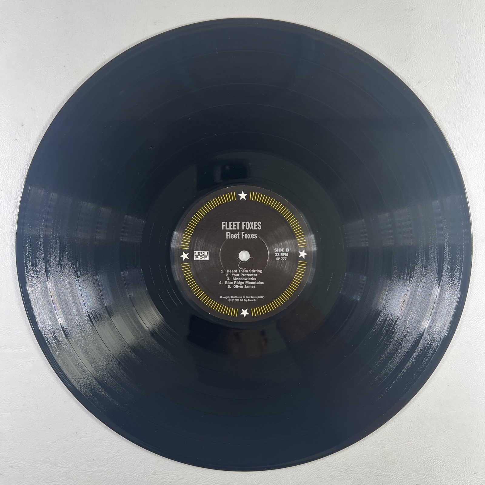 Fleet Foxes “Fleet Foxes” LP /12" EP Sub Pop 2008 (EX) Gate Inserts Folk Rock - Image 7