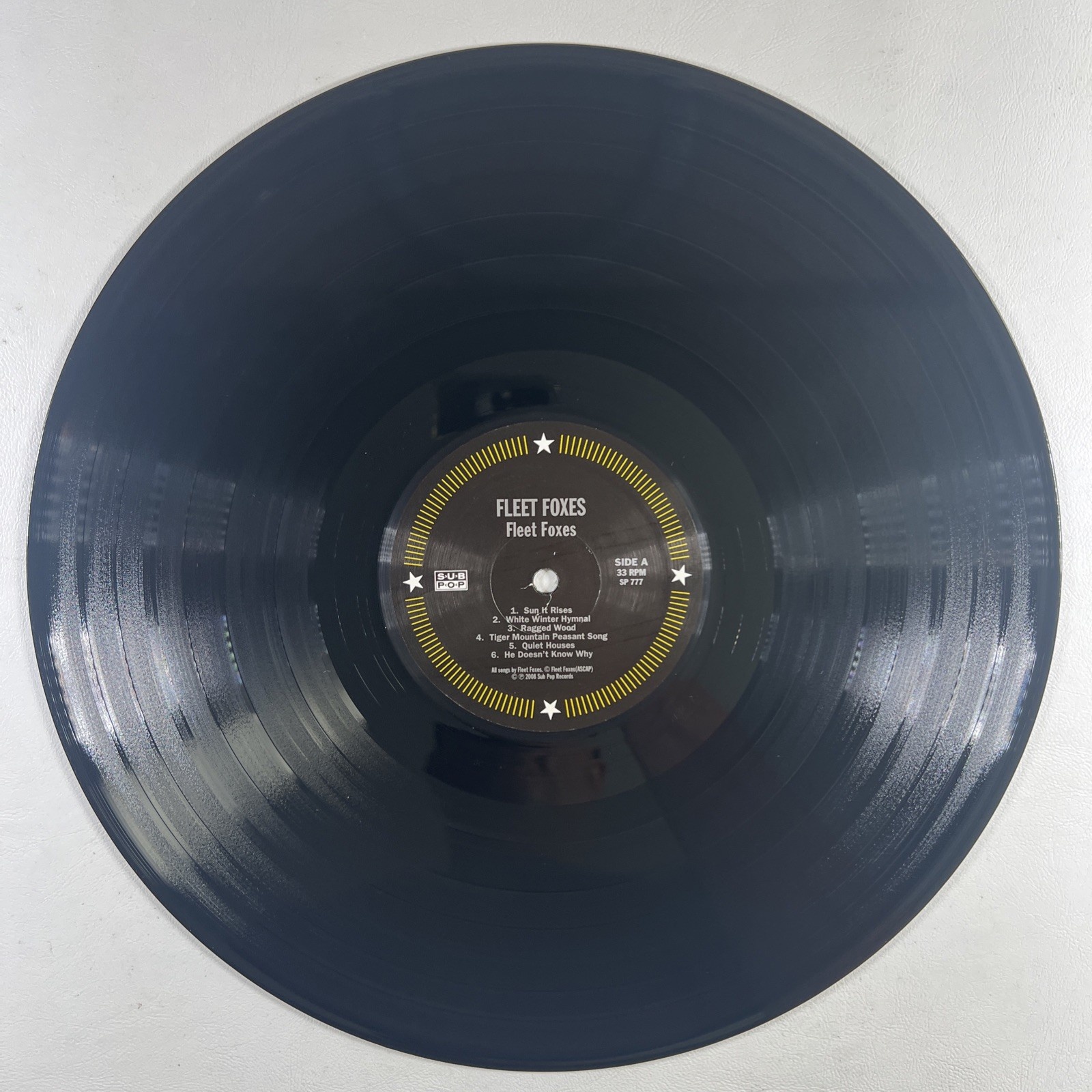 Fleet Foxes “Fleet Foxes” LP /12" EP Sub Pop 2008 (EX) Gate Inserts Folk Rock - Image 8