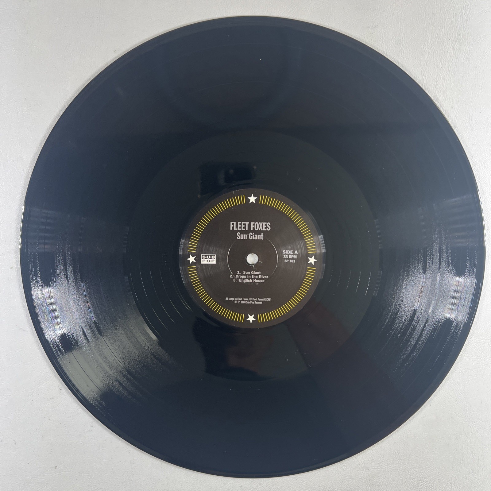 Fleet Foxes “Fleet Foxes” LP /12" EP Sub Pop 2008 (EX) Gate Inserts Folk Rock - Image 9
