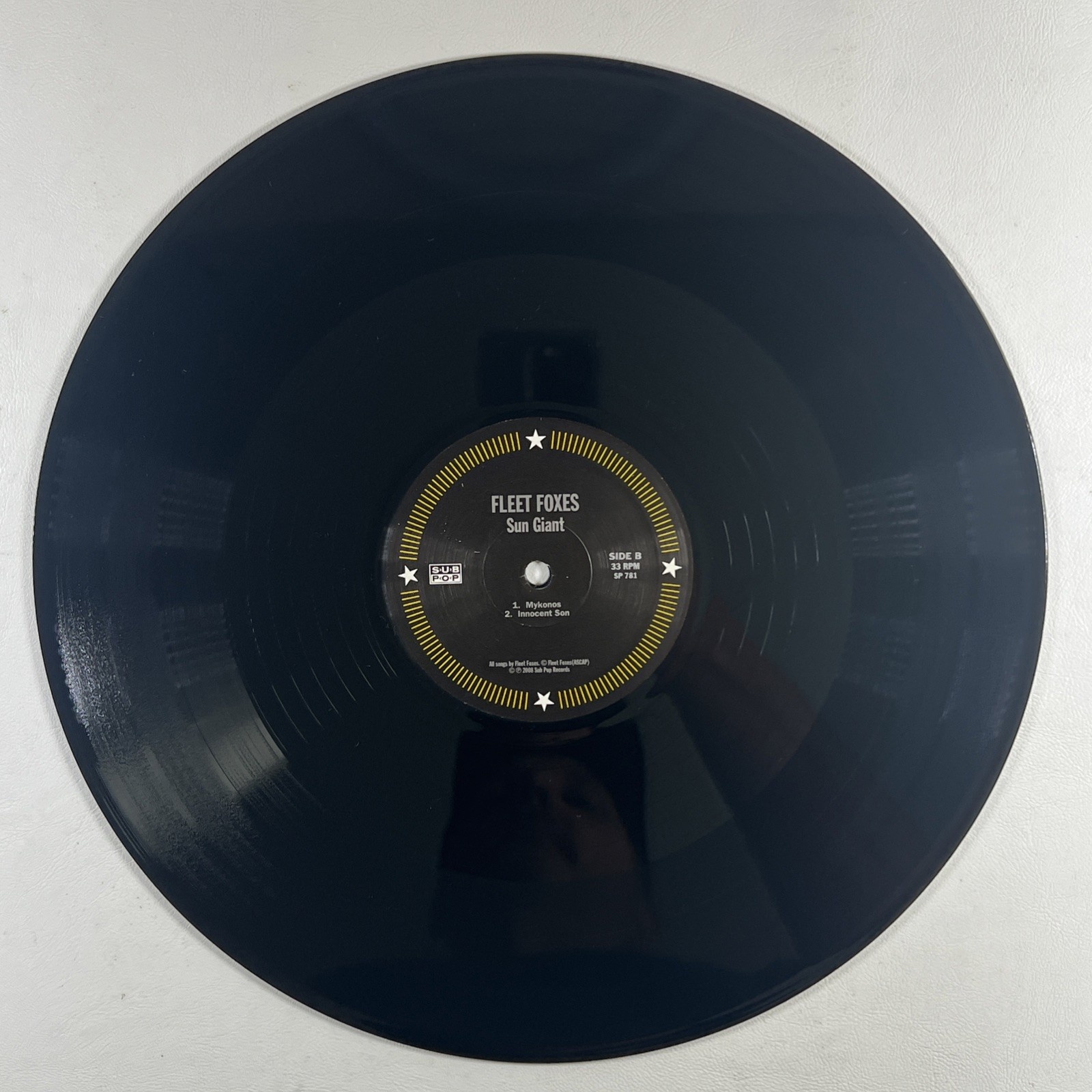 Fleet Foxes “Fleet Foxes” LP /12" EP Sub Pop 2008 (EX) Gate Inserts Folk Rock - Image 10
