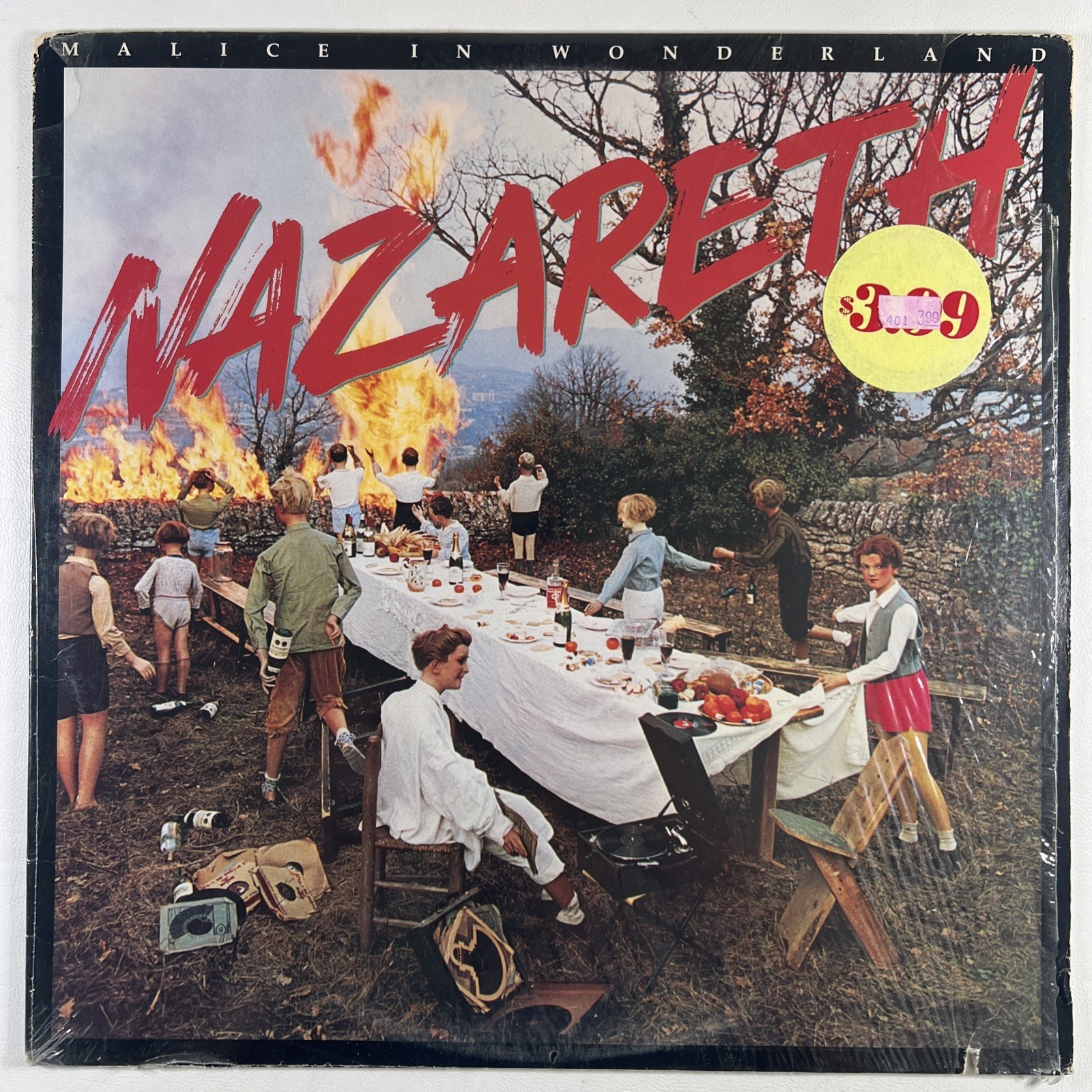 Nazareth “Malice in Wonderland” LP/A&M SP4799 (EX) 1980 Shrinkwrap Rock