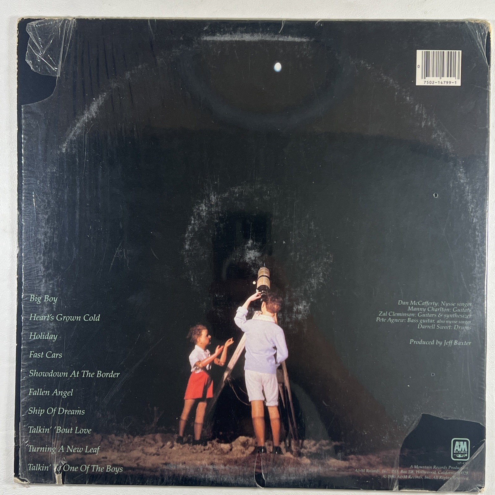 Nazareth “Malice in Wonderland” LP/A&M SP4799 (EX) 1980 Shrinkwrap Rock - Image 2