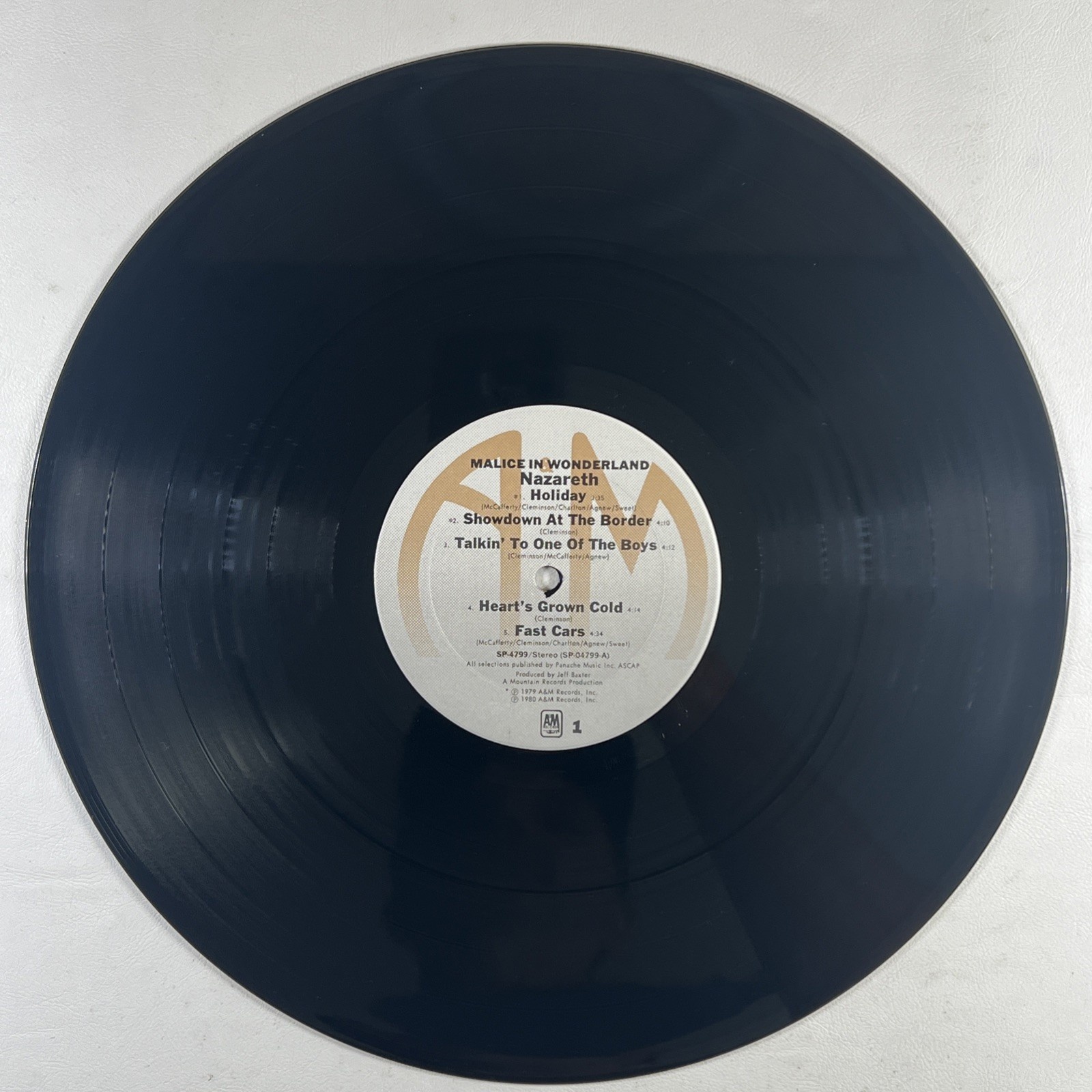 Nazareth “Malice in Wonderland” LP/A&M SP4799 (EX) 1980 Shrinkwrap Rock - Image 4