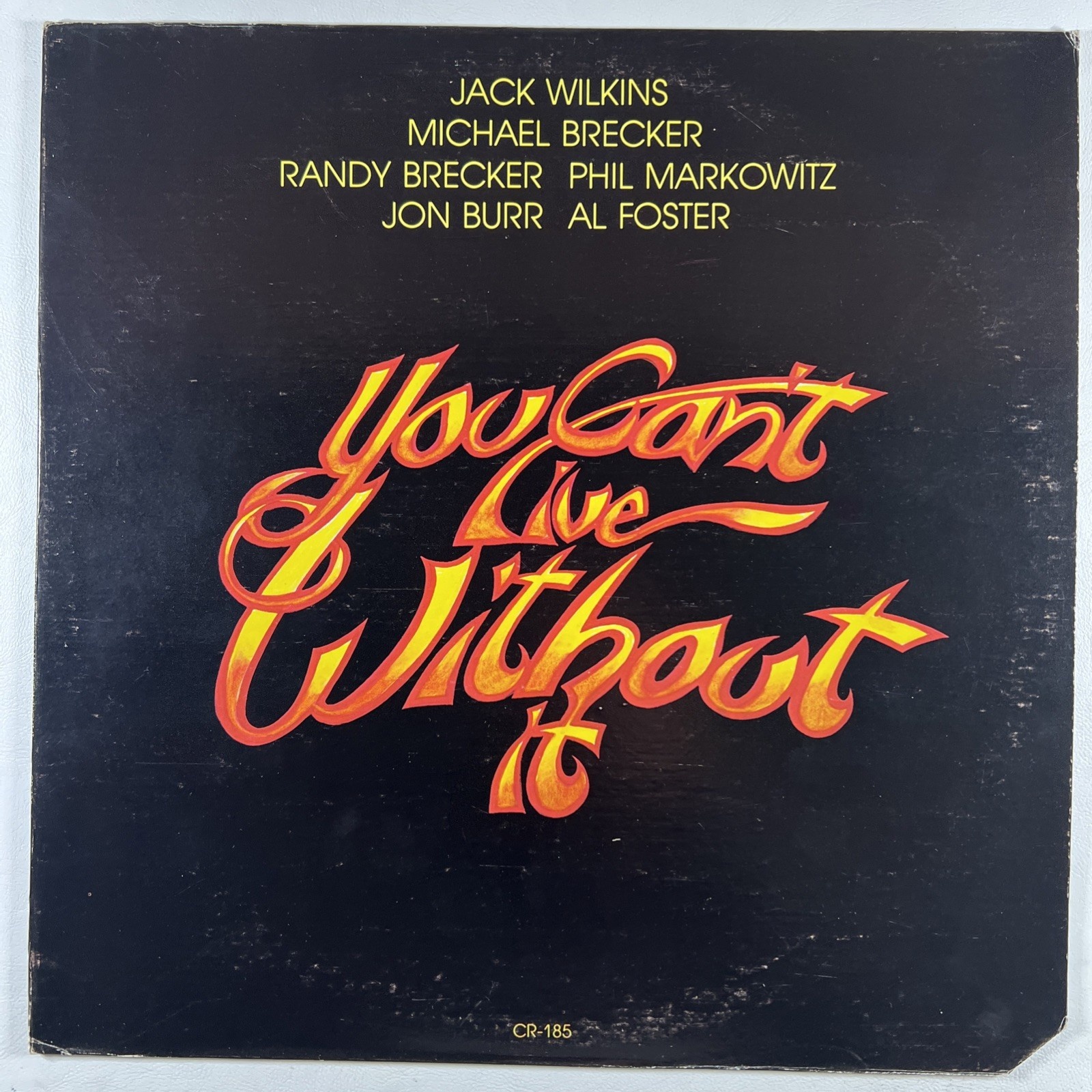 Jack Wilkins “You Can't Live Without It” LP/Chiaroscuro Records CR-185 (EX) 1977