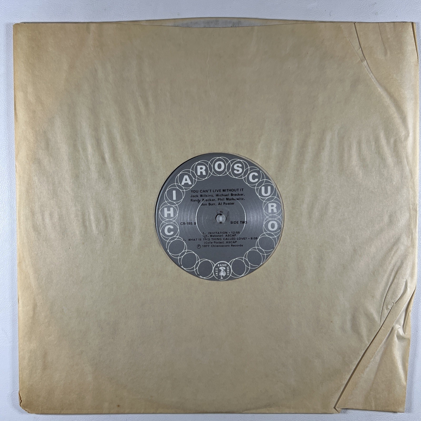 Jack Wilkins “You Can't Live Without It” LP/Chiaroscuro Records CR-185 (EX) 1977 - Image 3