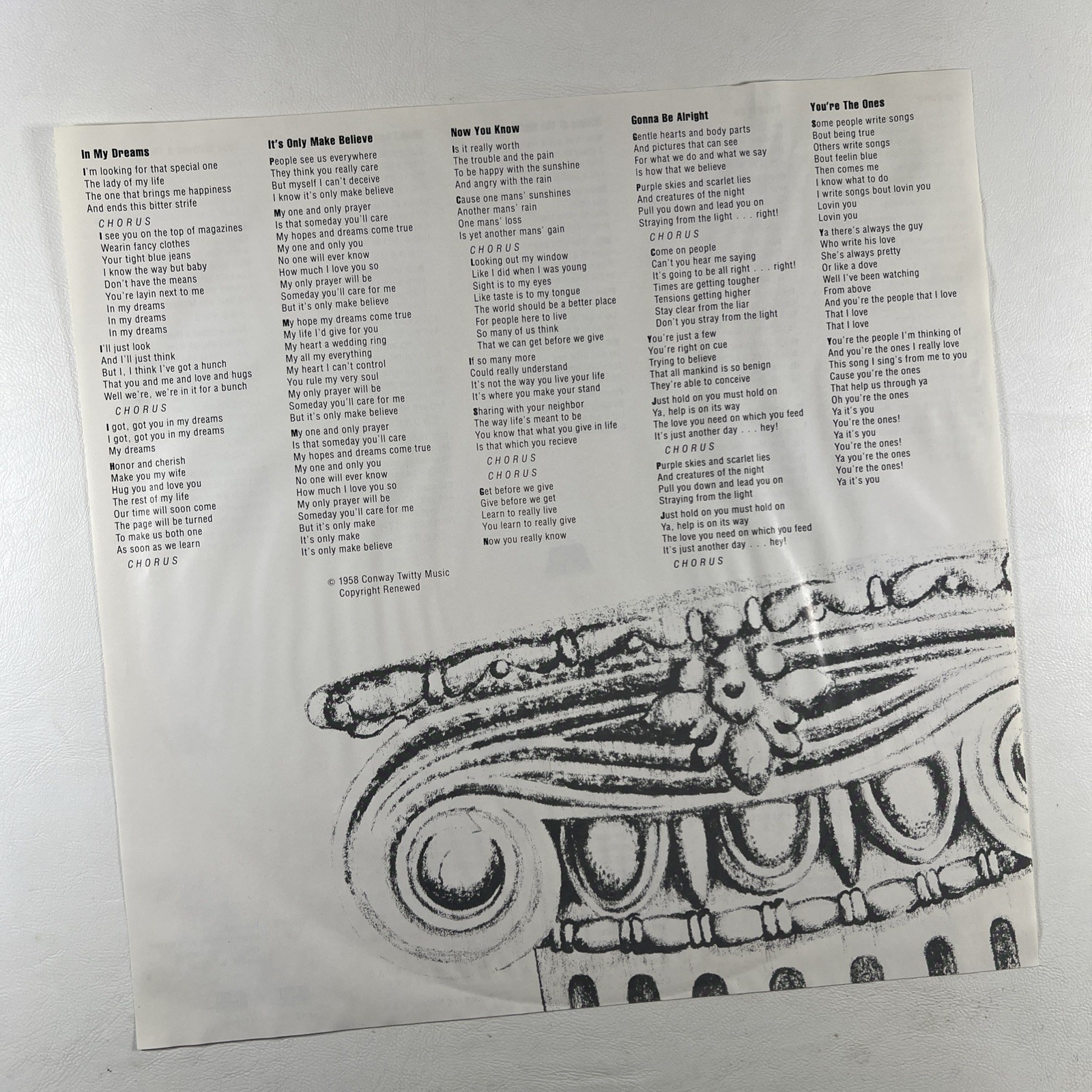 Perennial “In My Dreams” LP/Jet City Records (NM) Insert 1986 Hard Rock - Image 3