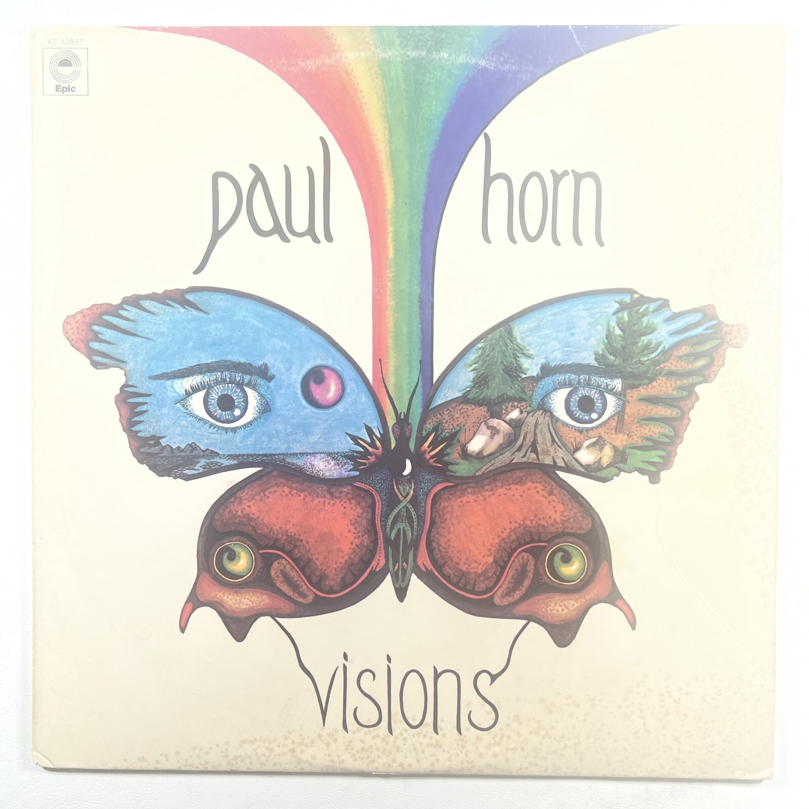 PAUL HORN "Visions” LP/EPIC KE 32837 (VG+) 1974