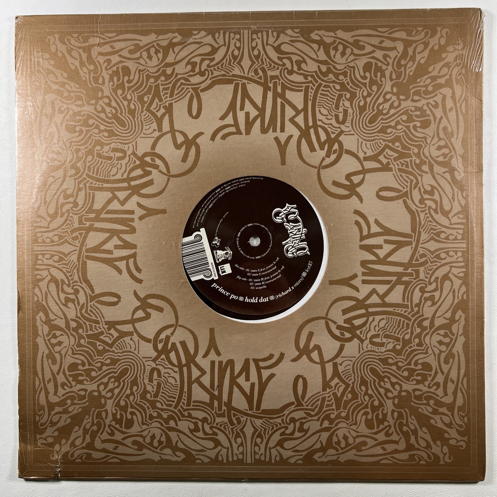 Prince Po “Hold Dat” LP/12” Single Lex Records (Sealed) 2004 UK - Image 2