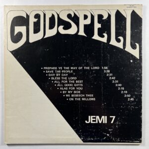 Godspell LP/Jemi 7 JPL-525 (VG+)