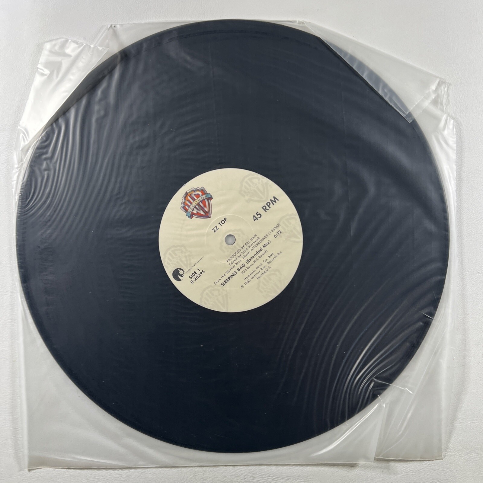ZZ Top “Sleeping Bag” LP/Maxi-Single 0-20395 WARNER BROS (EX) 1985 Promo - Image 4