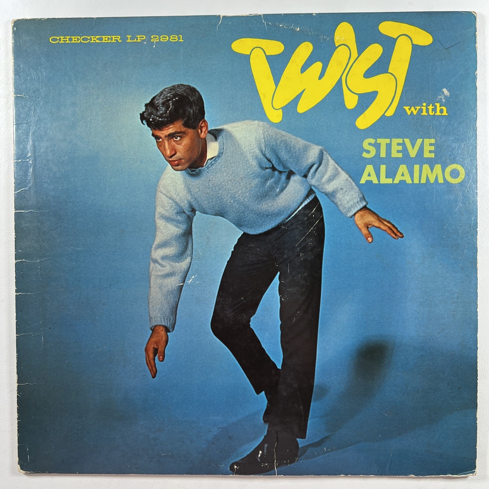 STEVE ALAIMO “Twist With …” LP/Checker LP2981 (G+) Mono, No Hang Tab