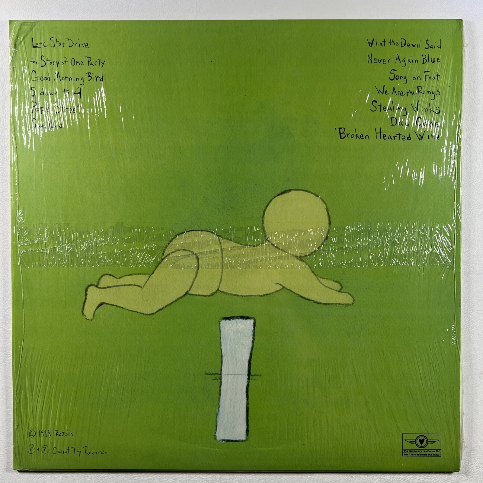 RETSIN “Sweet Luck Of Amaryllis LP/Carrot Top Records 1998 Shrinkwrap - Image 2