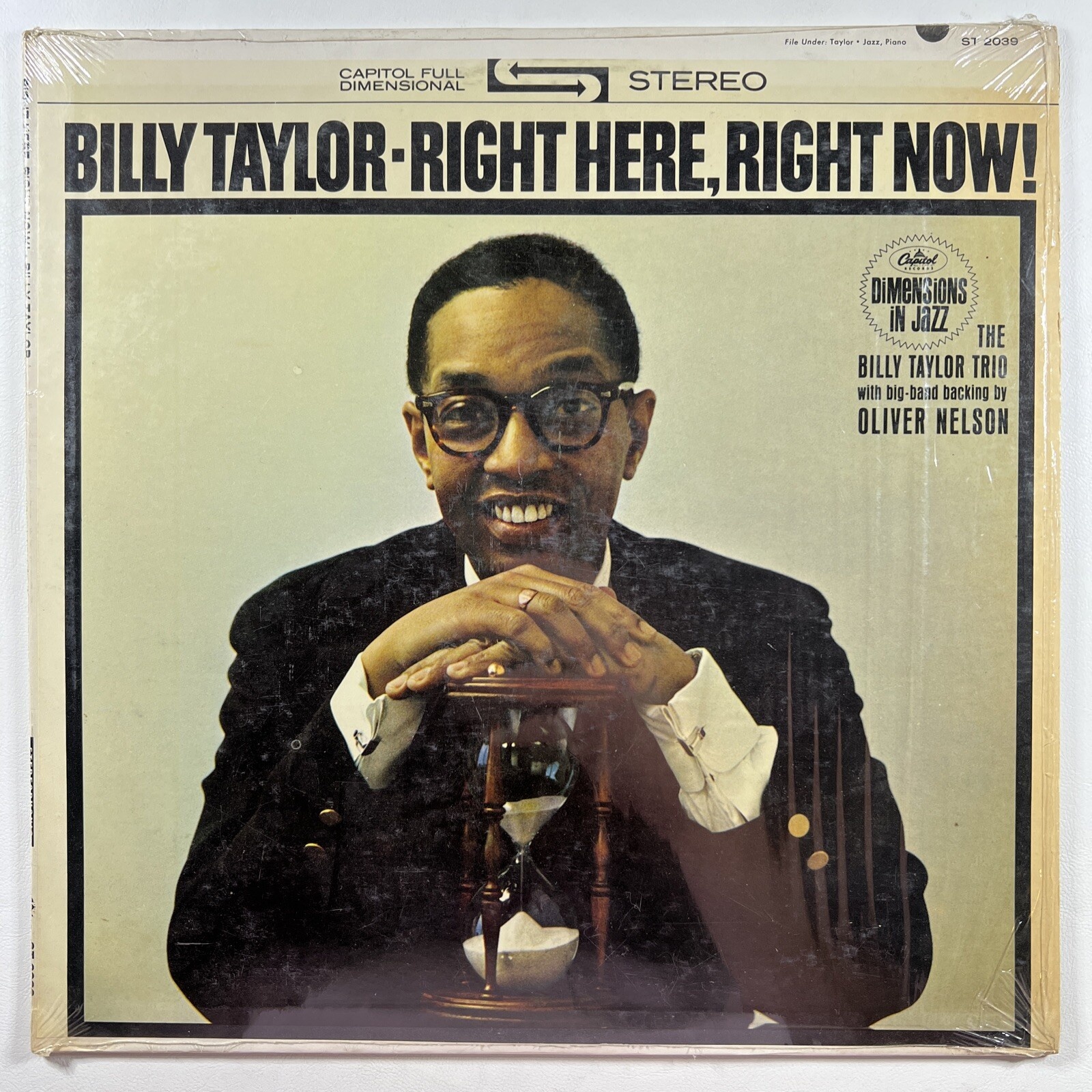 Billy Taylor “Right Here, Right Now” LP/Capitol ST-2039 (VG+) 1964 Shrinkwrap