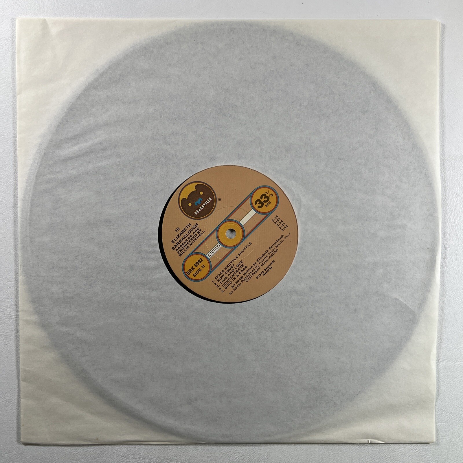 Elizabeth Barraclough “Hi” LP/Bearsville BRK6992 (EX) 1979 - Image 3