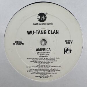 Wu-Tang Clan “America Is Dying Slowly” LP/ED5851 EastWest (VG) Promo 1996