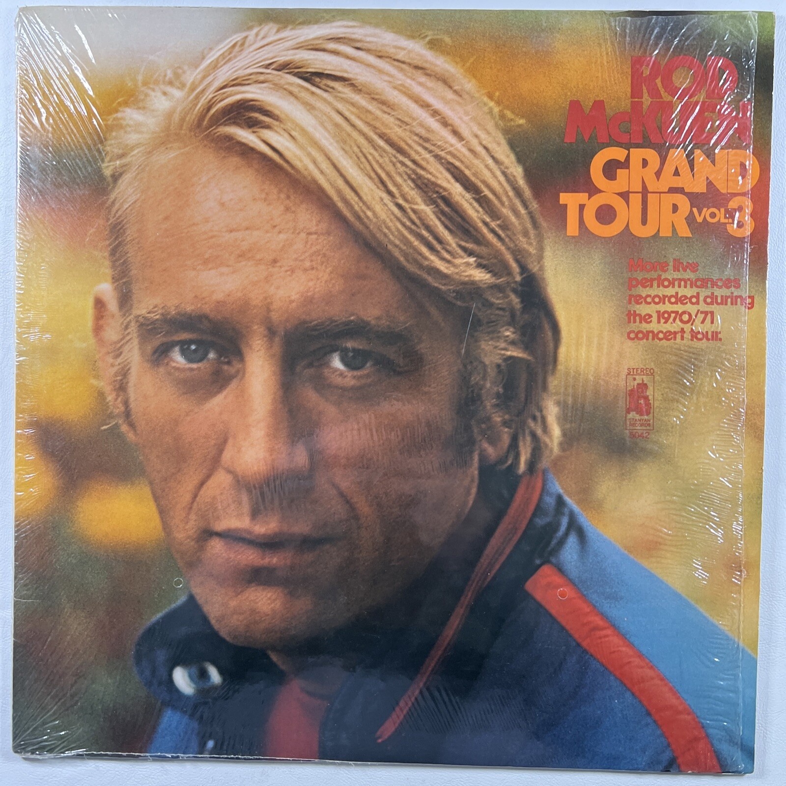 Rod McKuen “Grand Tour Vol.3” LP/Stanyan Records SE 5042 (VG+) Shrinkwrap 1972