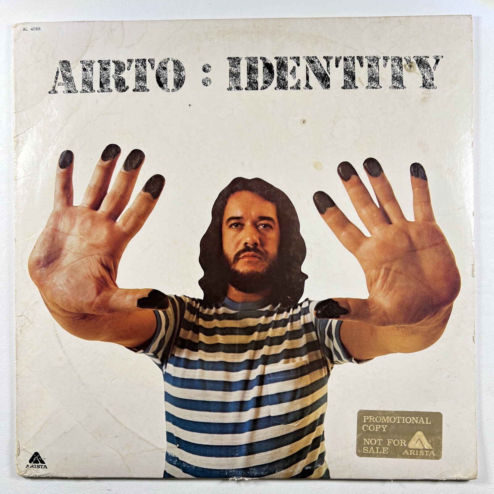 Airto “Identity” LP/Arista AL 4068 (EX) 1975 WHITE LABEL PROMO