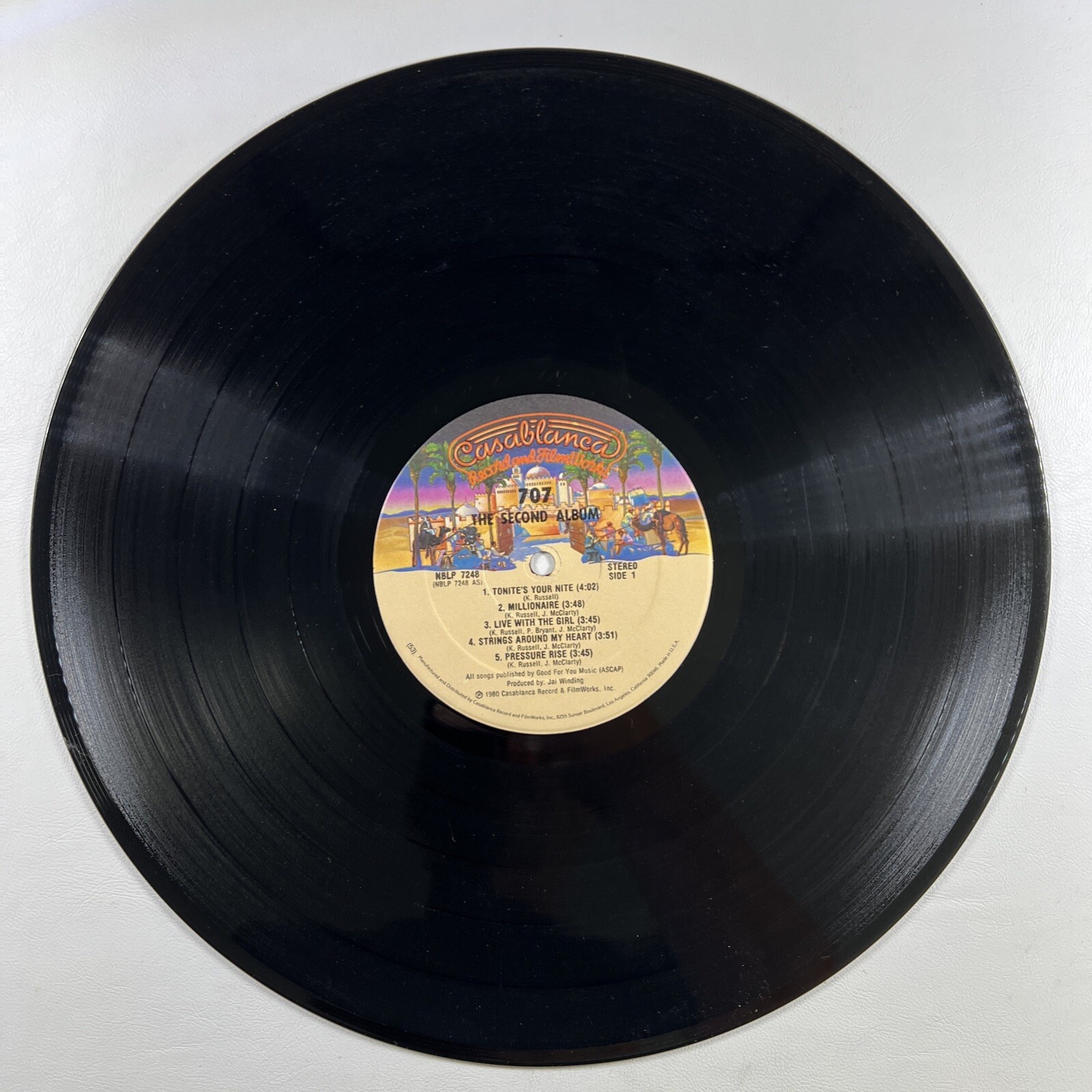 707 “The Second Album” LP/Casablanca NBLP 7248 (EX) 1981 - Image 5