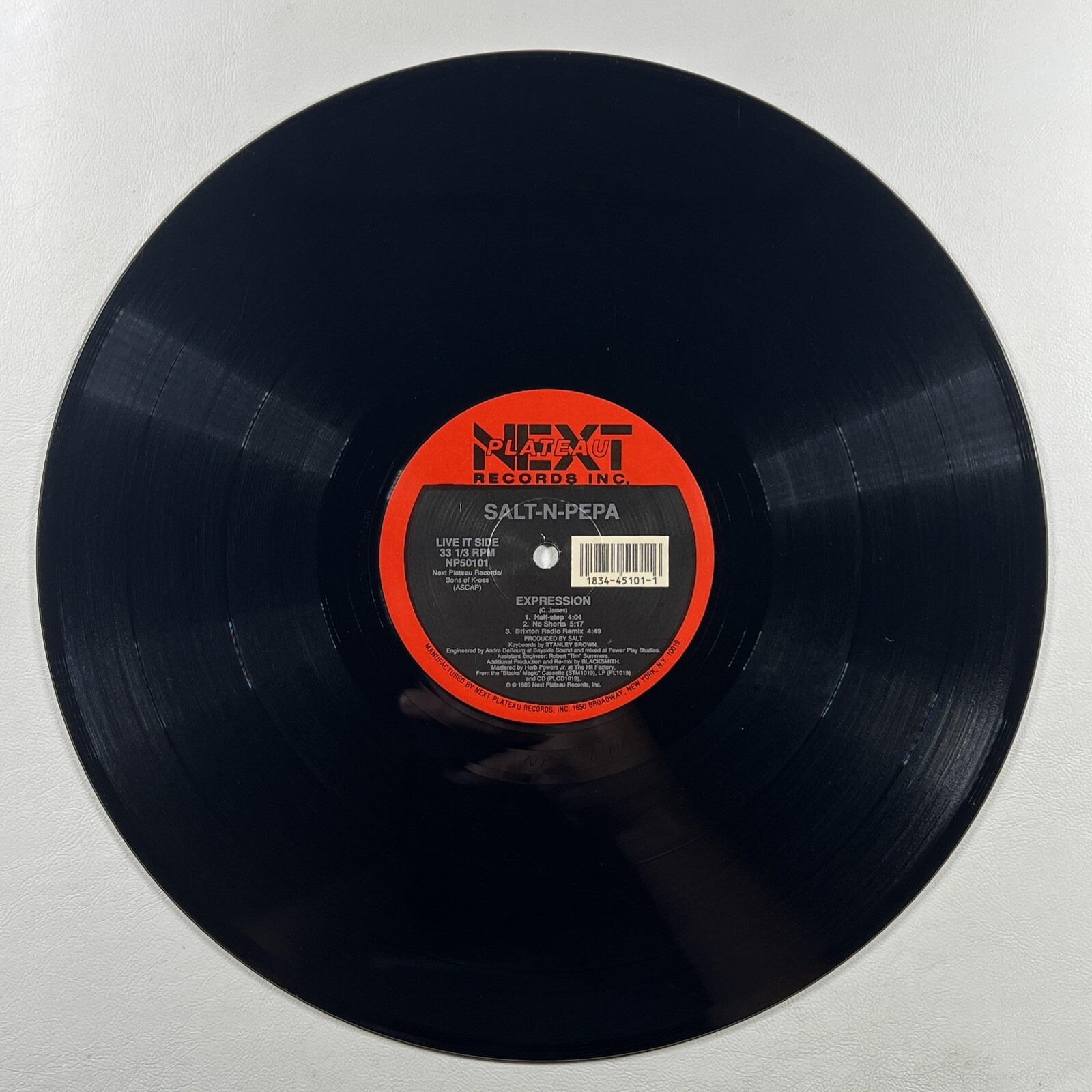Salt-N-Pepper “Expressions / Clubhouse” LP/12” Single Next NP50101 (VG+) - Image 3