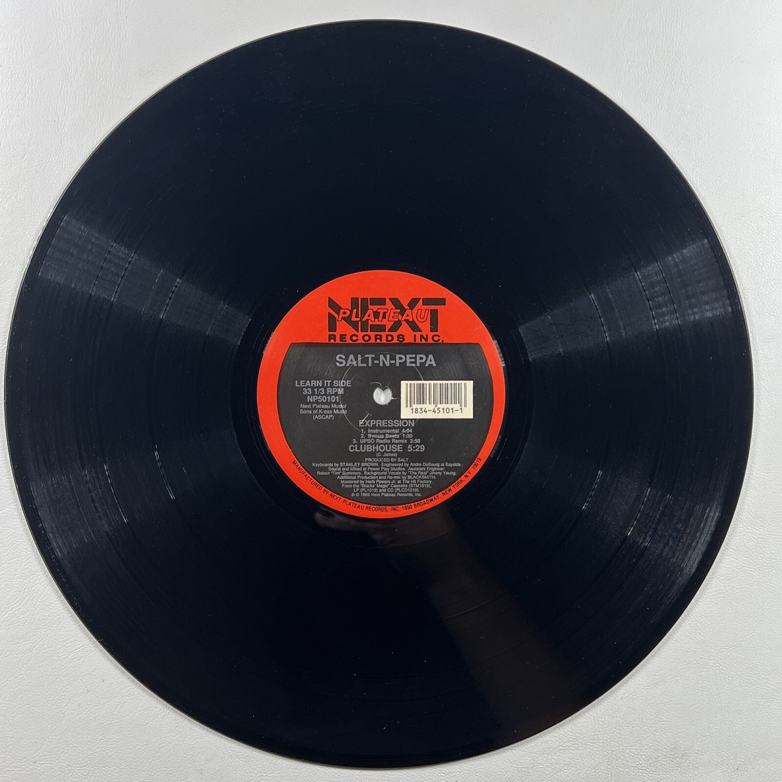 Salt-N-Pepper “Expressions / Clubhouse” LP/12” Single Next NP50101 (VG+) - Image 4