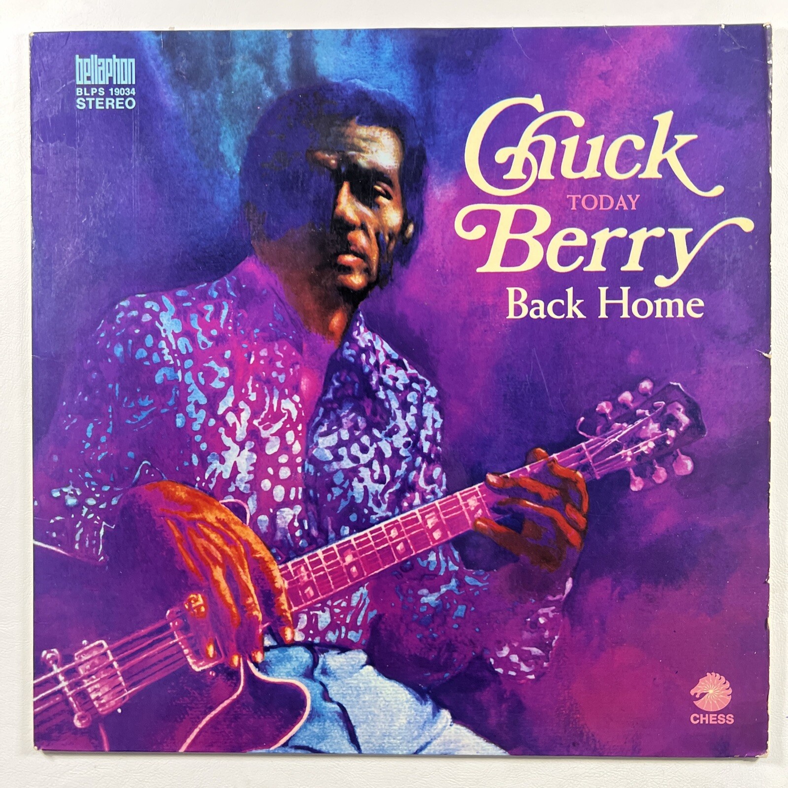Chuck Berry “Today Back Home” LP/Chess Bellaphon BLPS 19034 (VG+) 1970 German