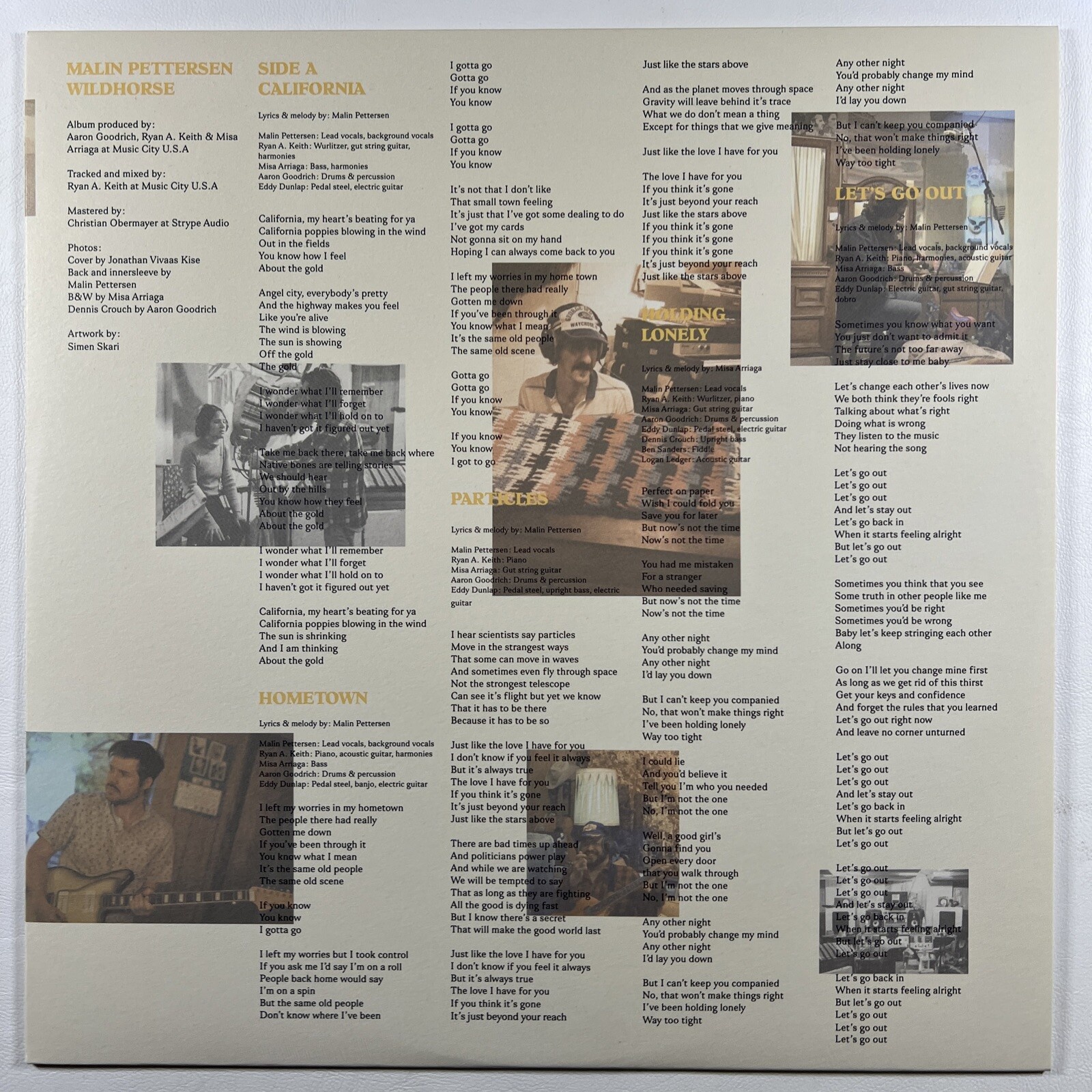 Malin Pettersen “Wildhorse” LP/Die With Your Boots On (EX) Norway 2020 - Image 3