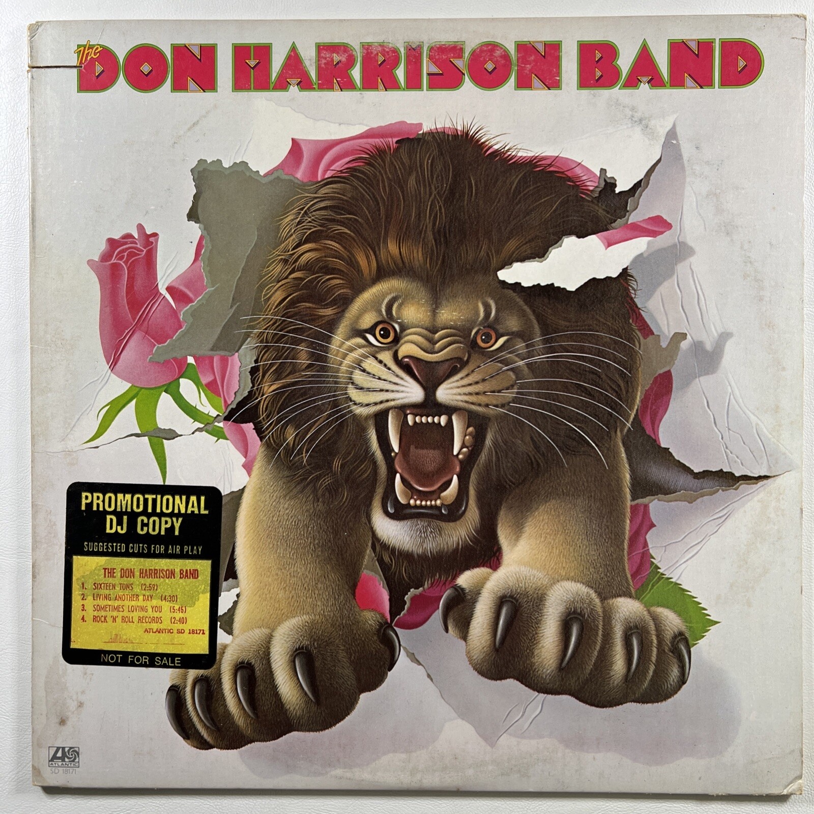The Don Harrison Band “Self Titled” LP/Atlantic SD 18171 (EX) Promo 1976