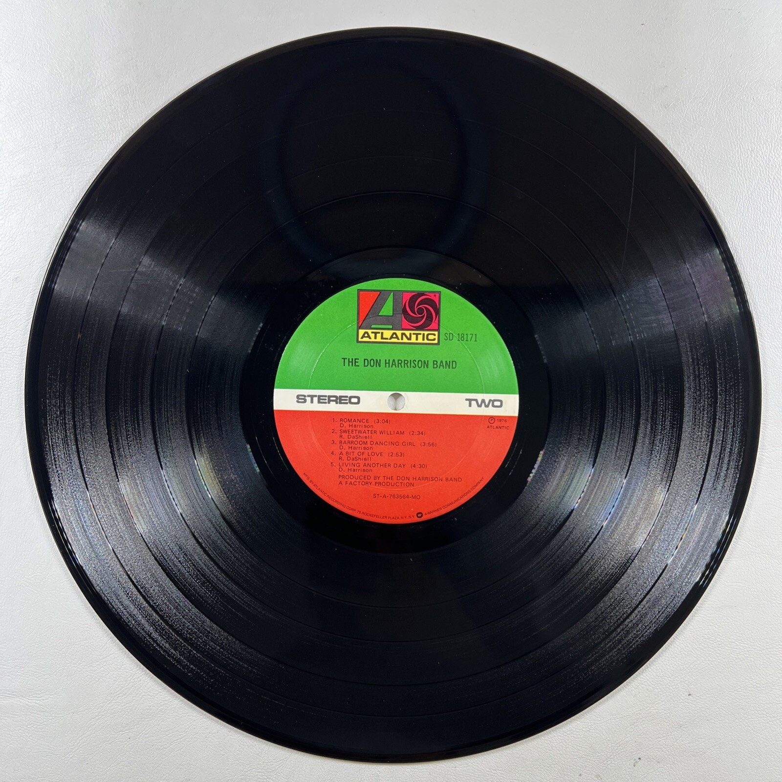 The Don Harrison Band “Self Titled” LP/Atlantic SD 18171 (EX) Promo 1976 - Image 5